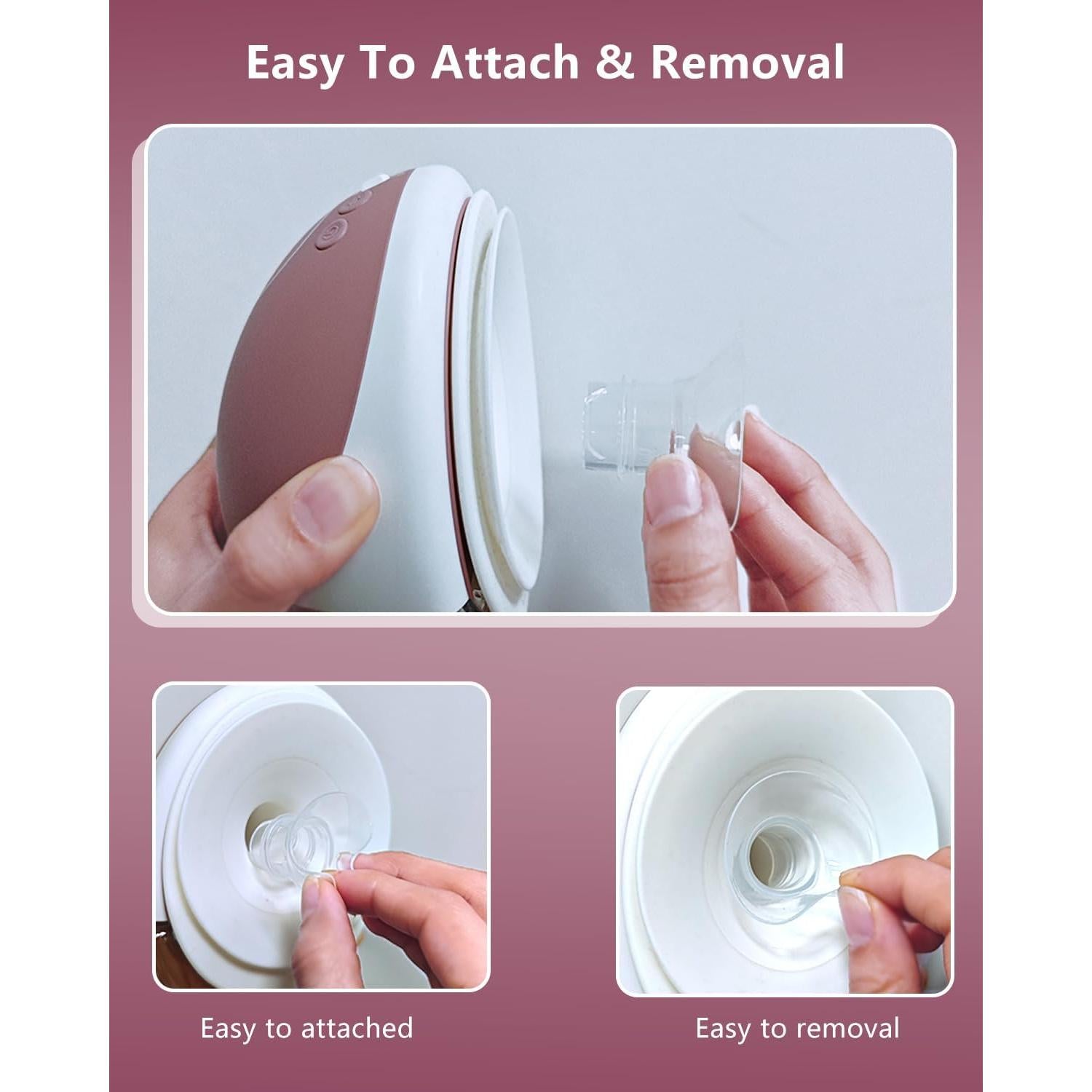 6 Insertos de Flange de Silicona BDICOVE 17mm para Extractores