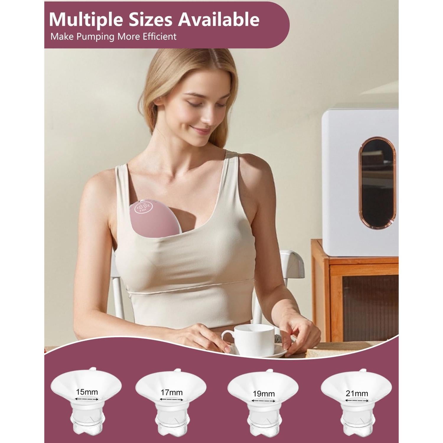 6 Insertos de Flange de Silicona BDICOVE 17mm para Extractores