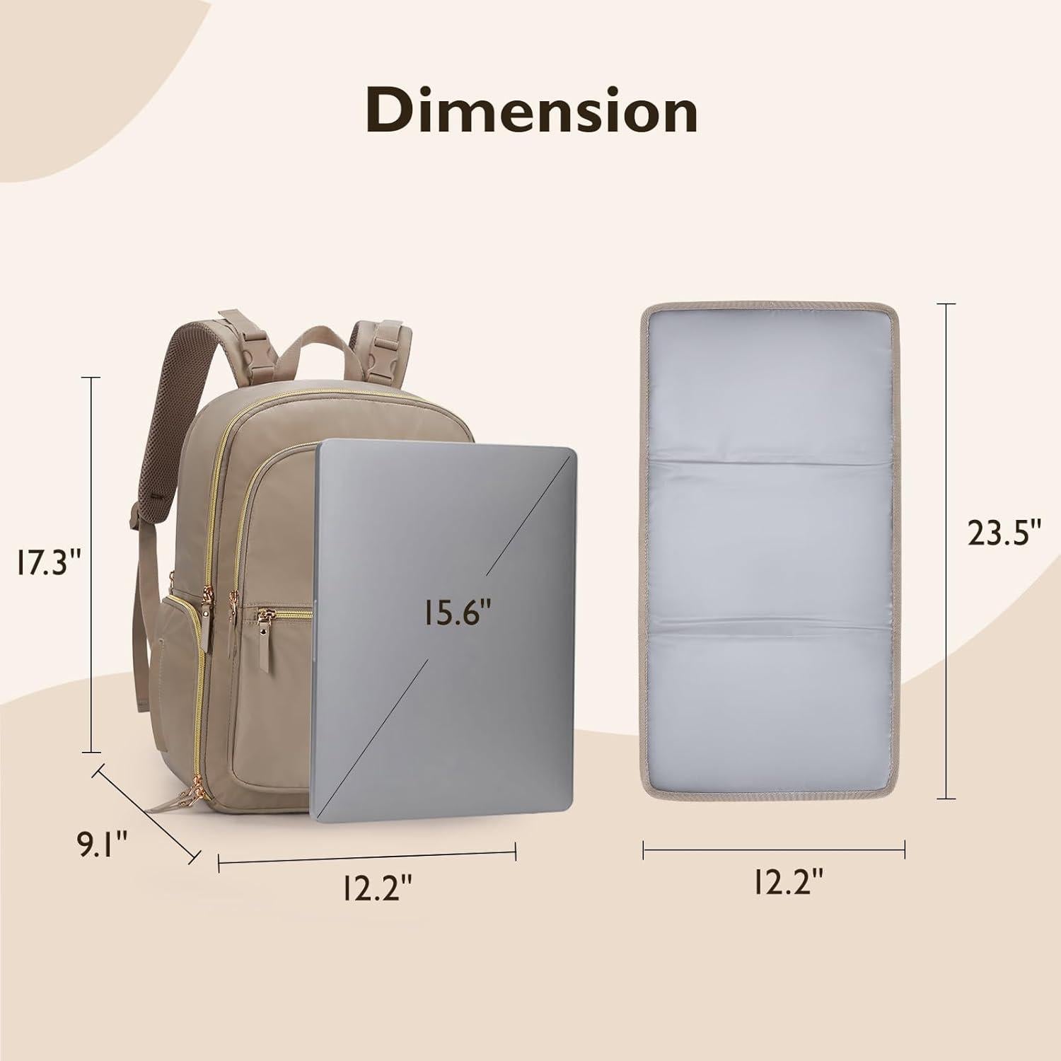 Bolsa de Extractor de Leche Mommore con Enfriador y Mochila