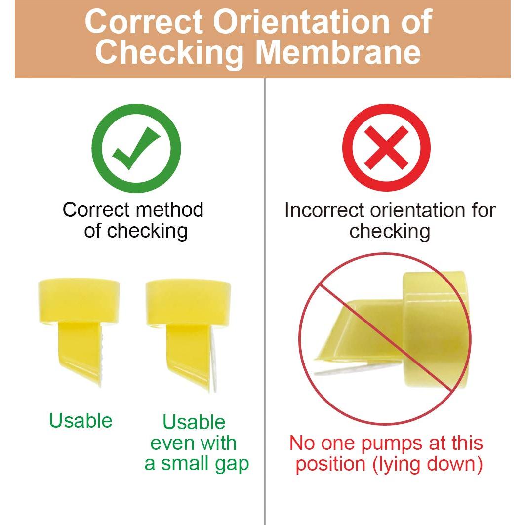 Válvula y Membrana Reemplazo Medela - 4 Válvulas y 6 Membranas