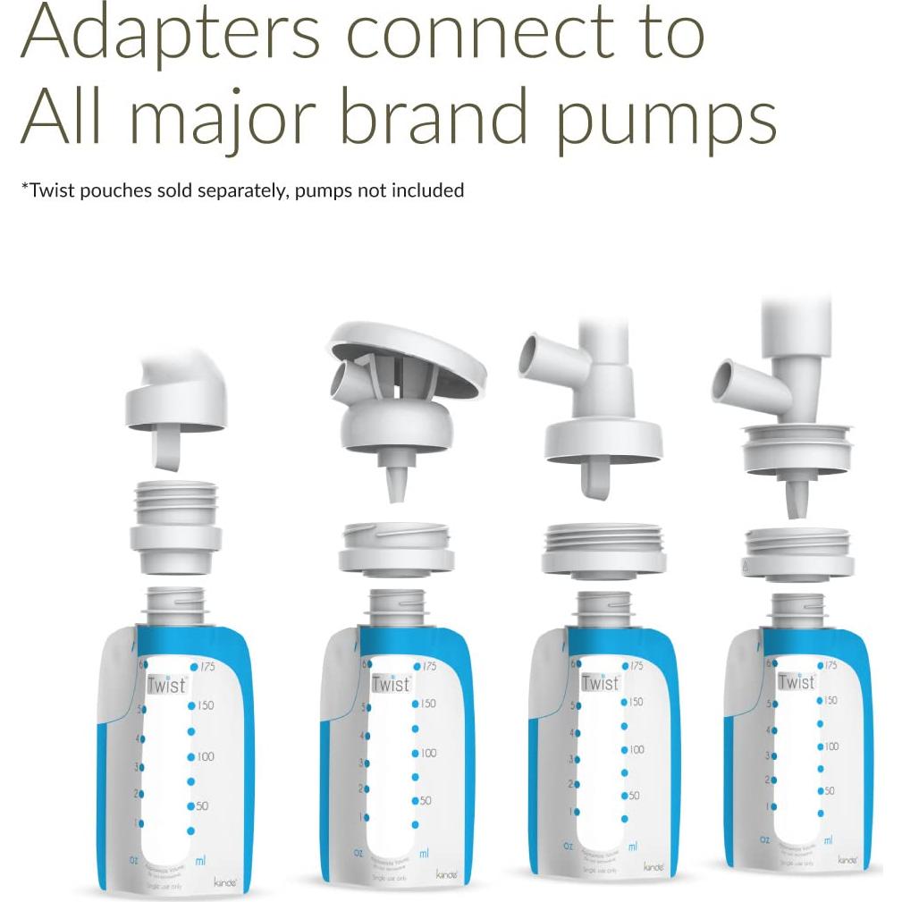 Kiinde Twist Set de 6 Bolsas de Almacenamiento de Leche Materna