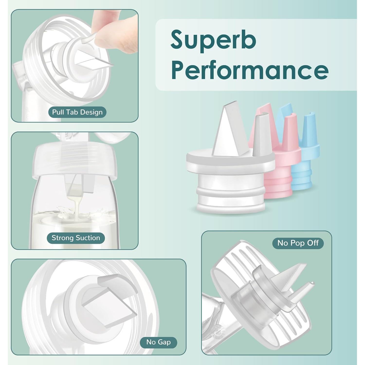 Válvulas de bomba Maymom 2ª generación para Spectra y Avent - 4 pcs