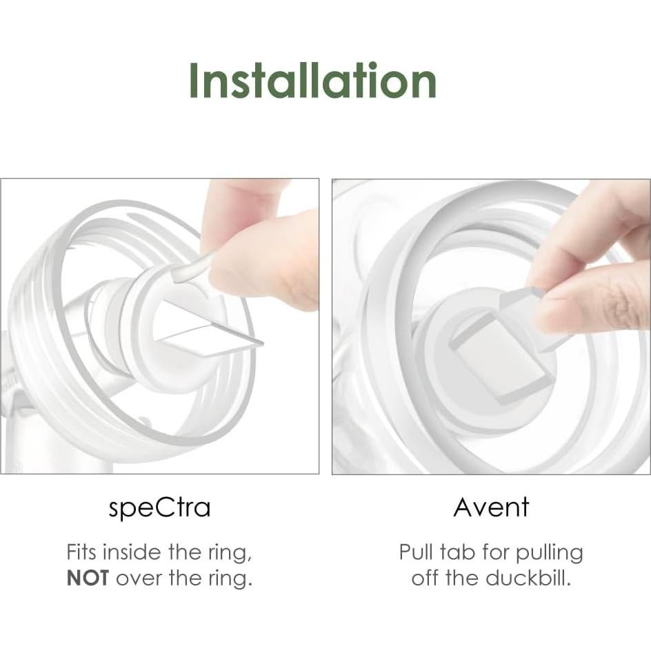 Válvulas de bomba Maymom 2ª generación para Spectra y Avent - 4 pcs