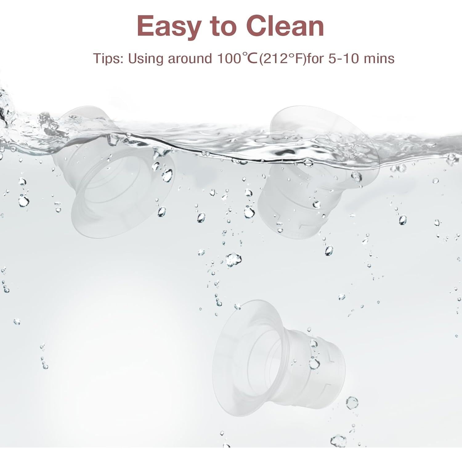 Insertos de Brida 17 mm para Bombas de Leche eufy/Momcozy