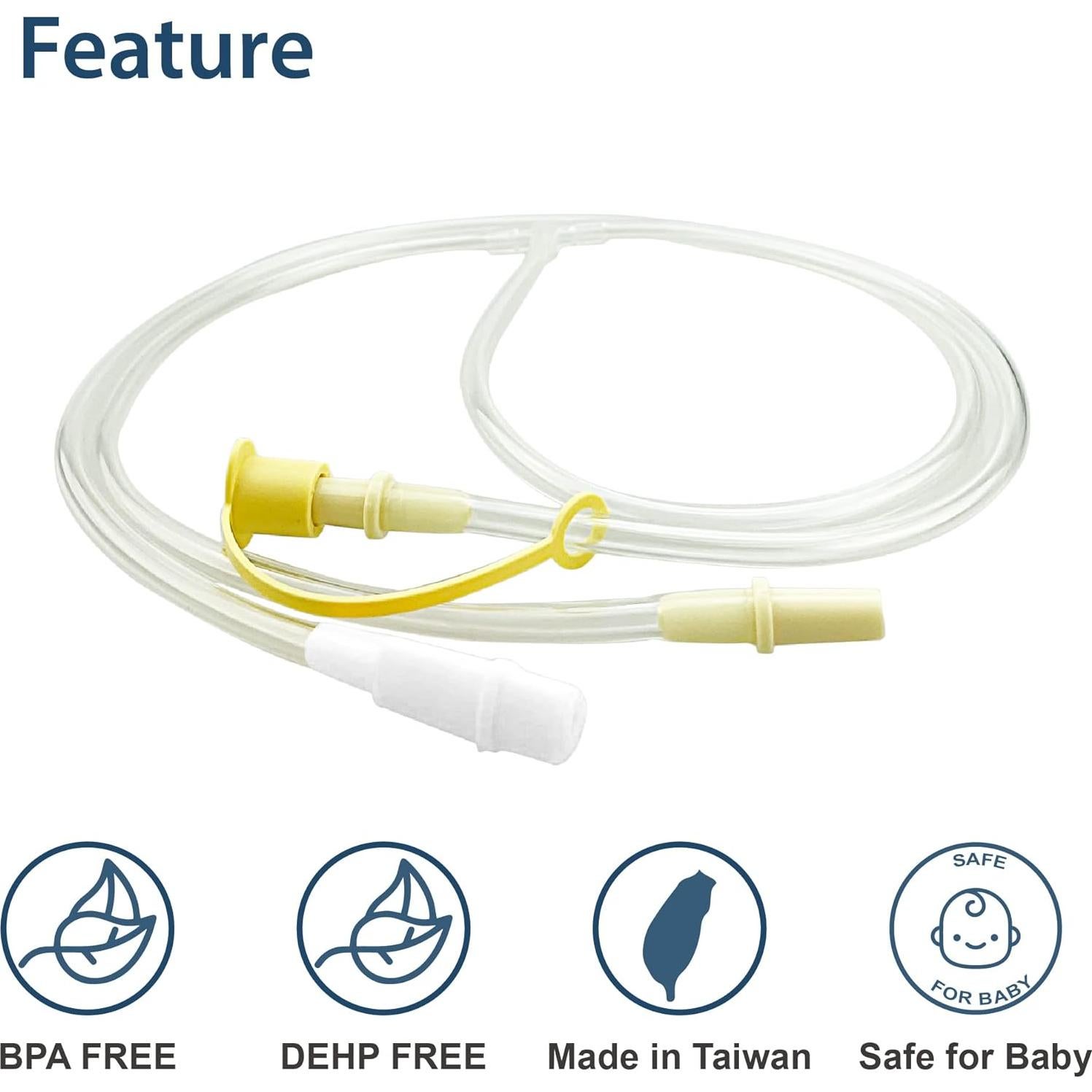 Tubo Reemplazo BabyShown para Bombas Medela Freestyle Flex y Swing Maxi