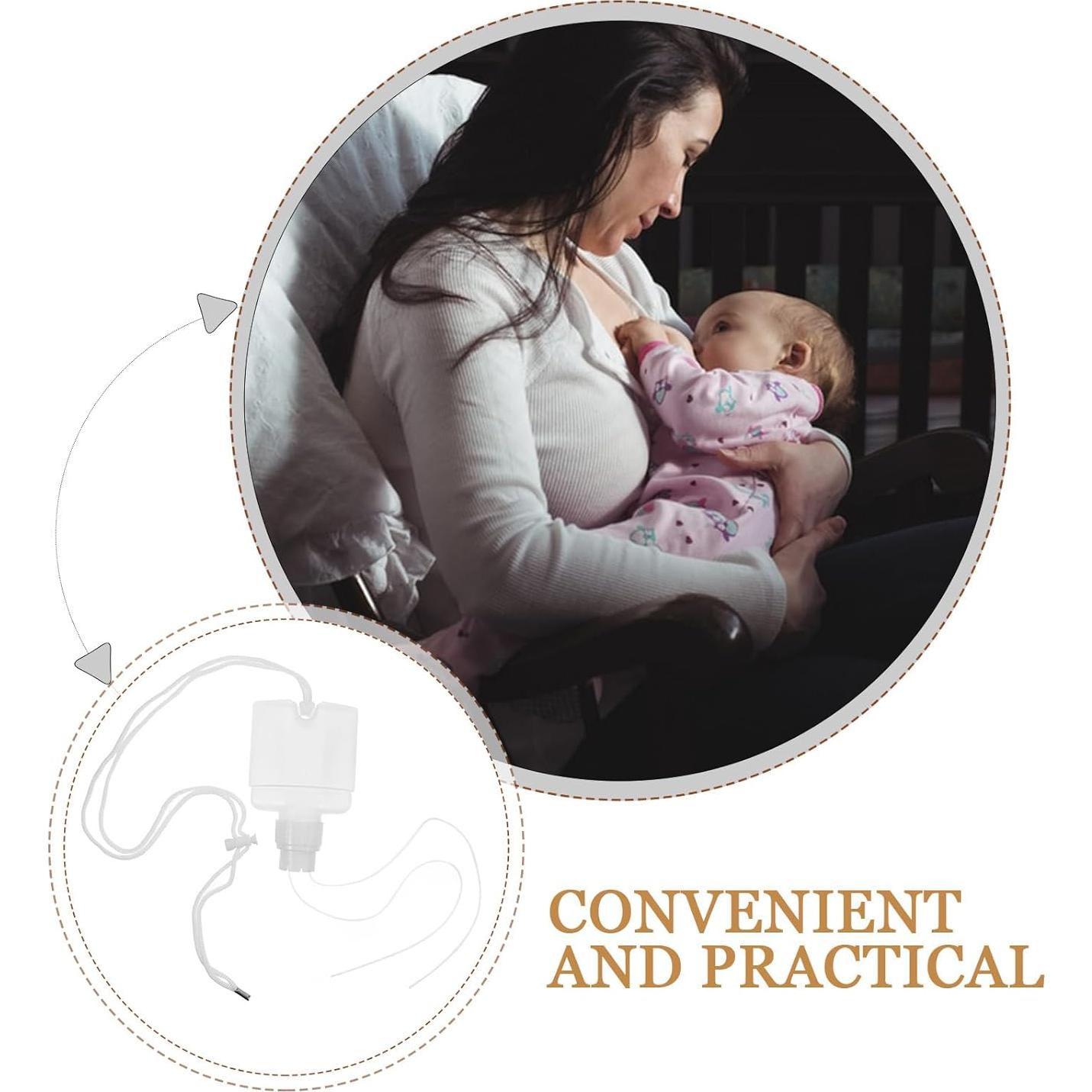 Asistente de Lactancia TOYANDONA de Silicona y PP 12x7.5cm