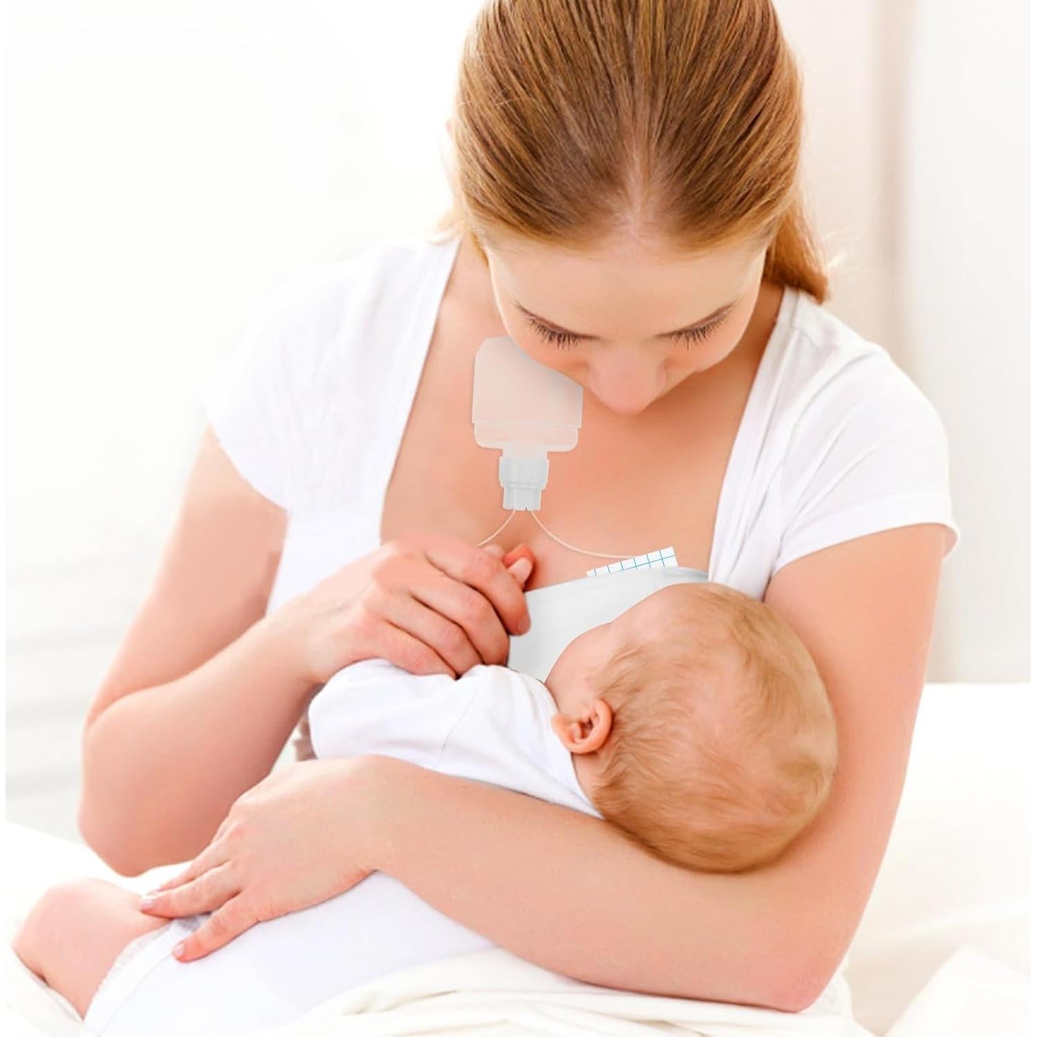 Asistente de Lactancia TOYANDONA de Silicona y PP 12x7.5cm