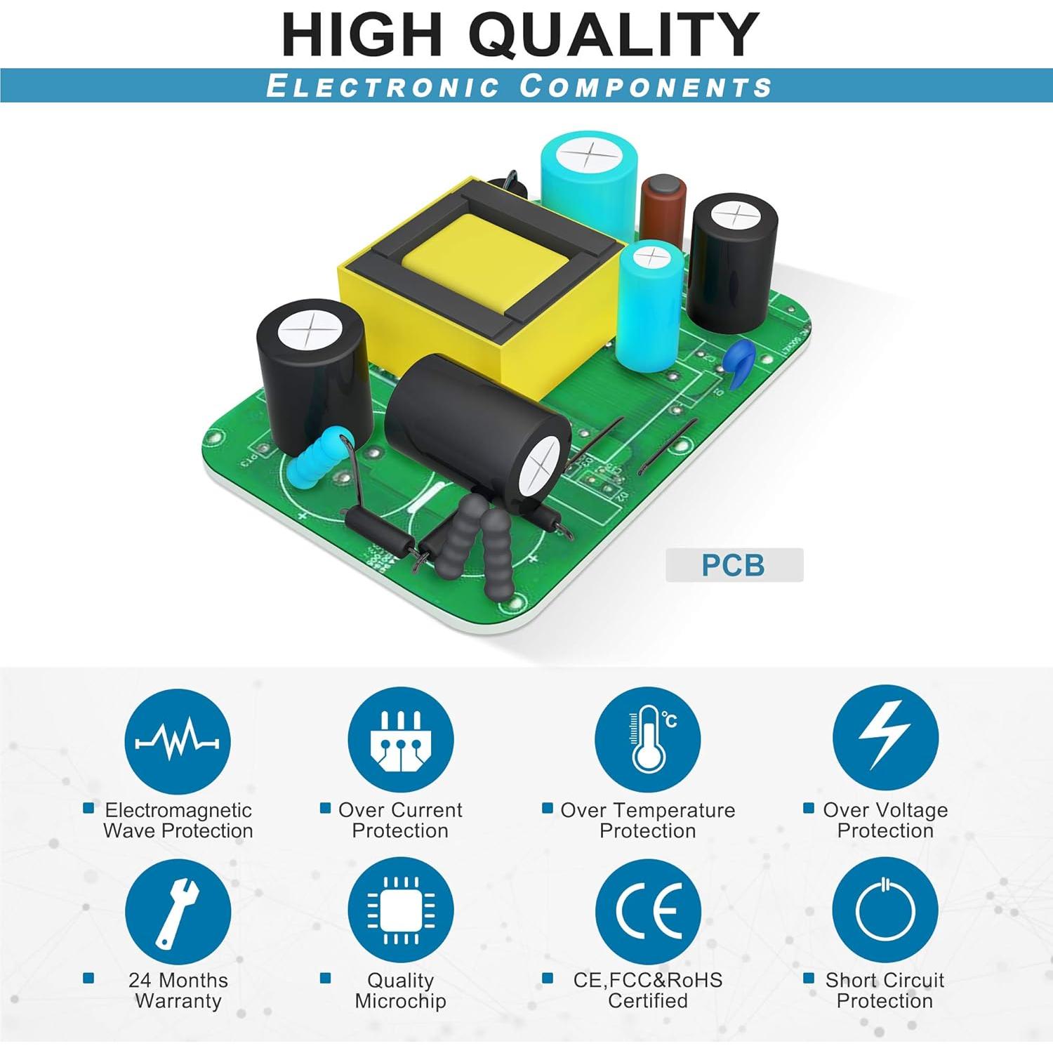 Adaptador de CA a CC 9V PwrON para Extractores Medela