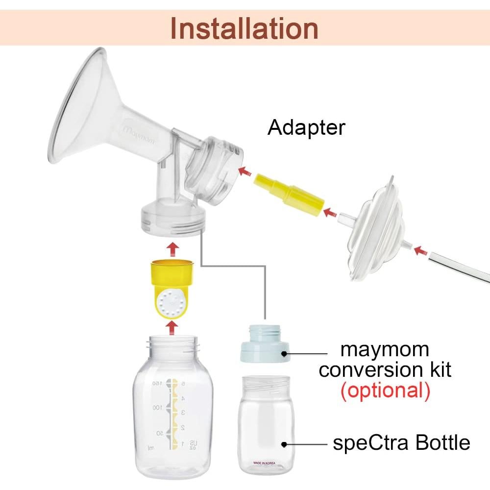 Adaptador de Brida Maymom Blanco para Bombas Spectra S1/S2
