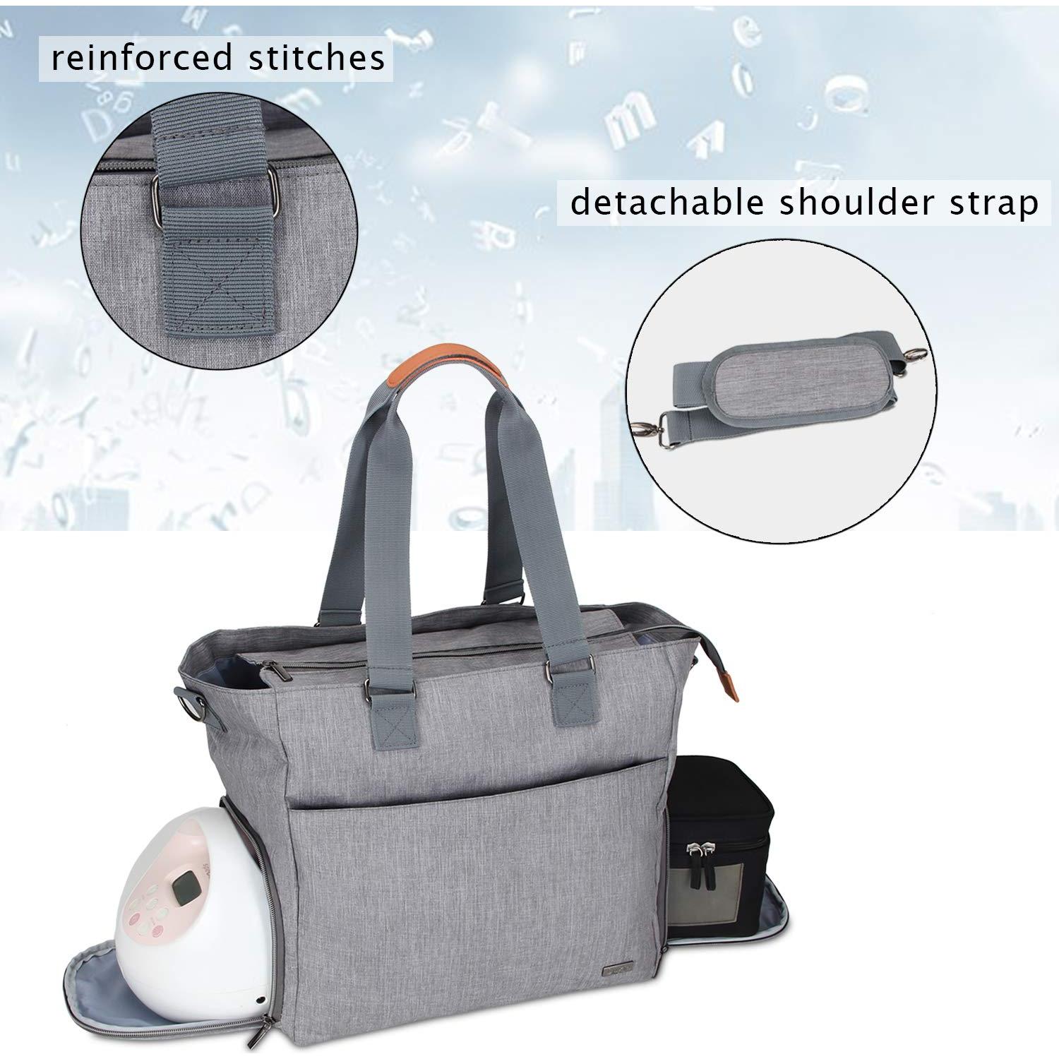 Bolsa de Extractor de Leche LUXJA con Compartimentos para Laptop