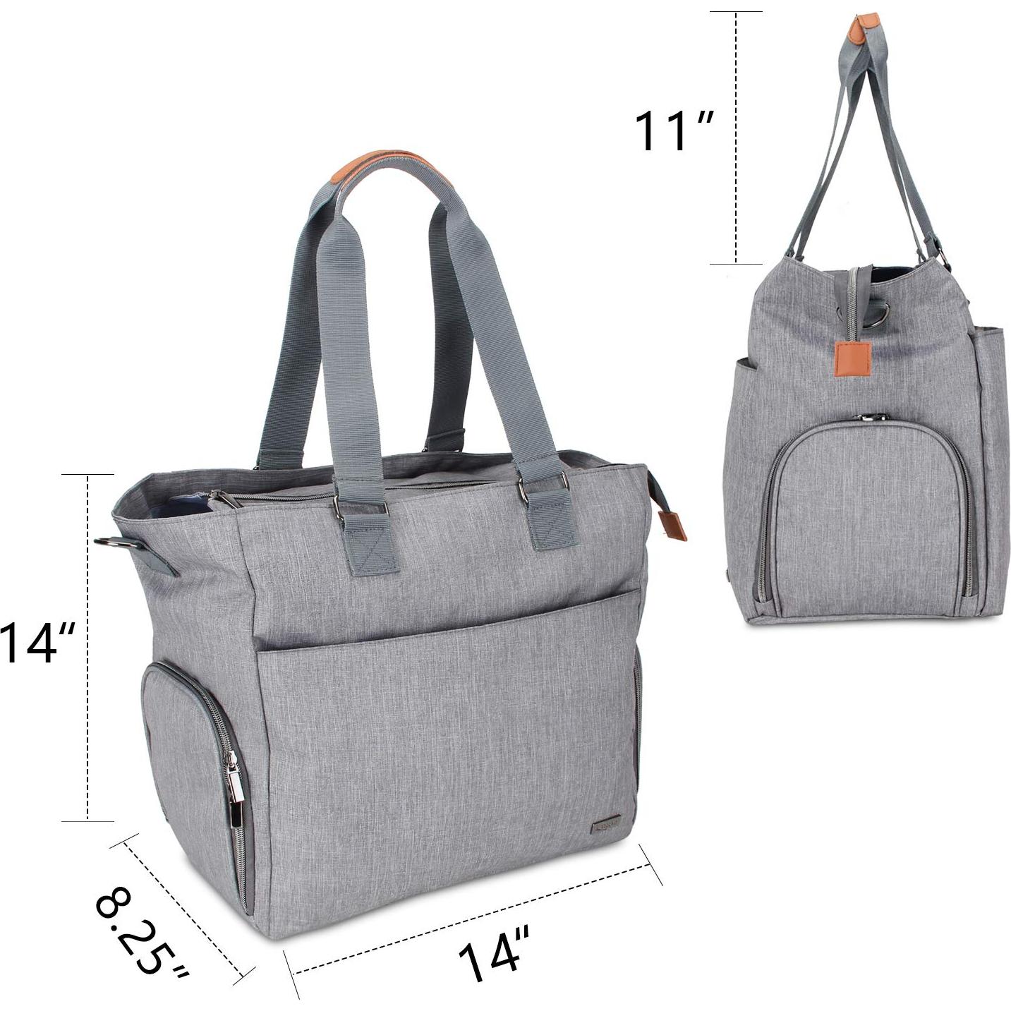 Bolsa de Extractor de Leche LUXJA con Compartimentos para Laptop