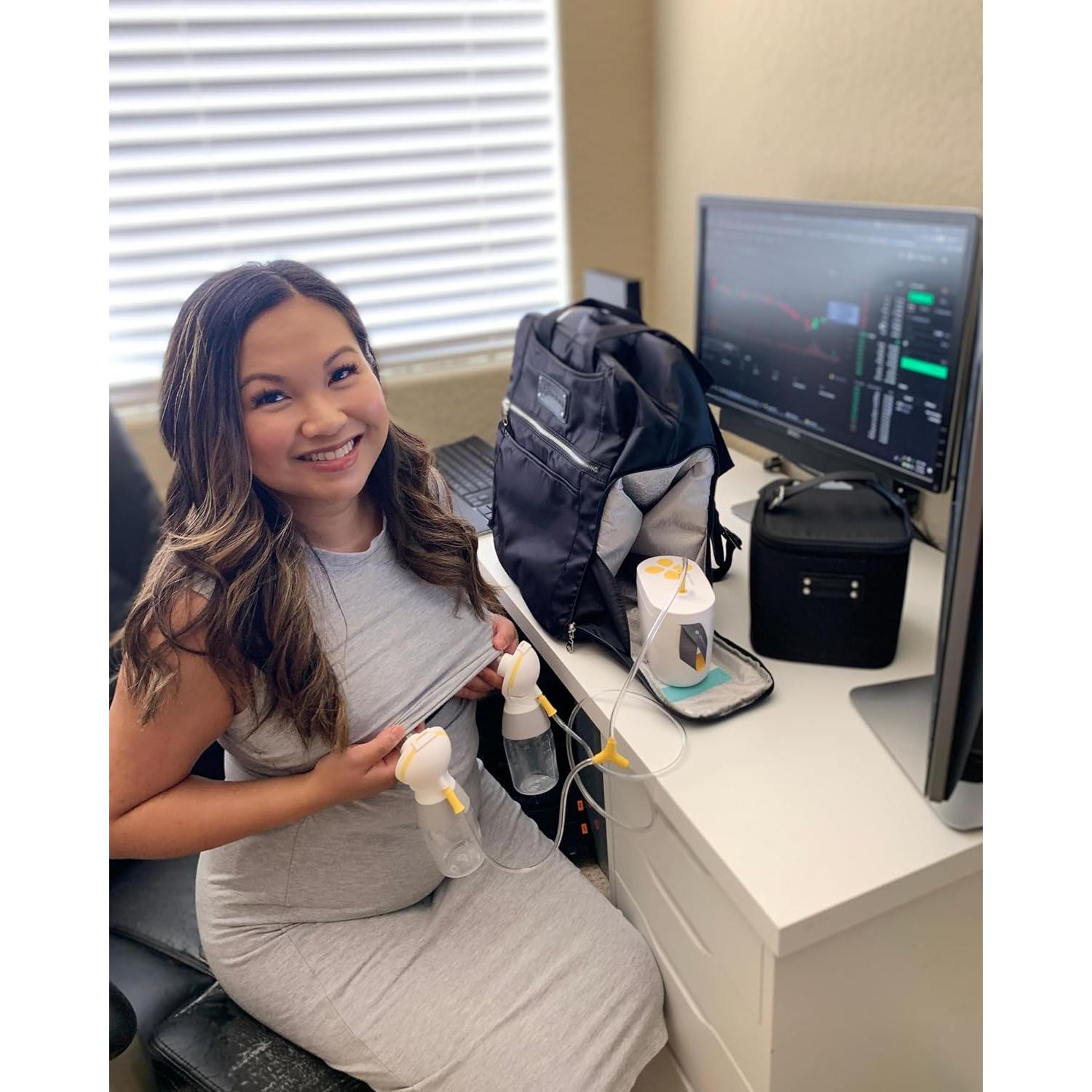 Mochila Tote para Sacaleches Sarah Wells Kelly - Negro, 17L