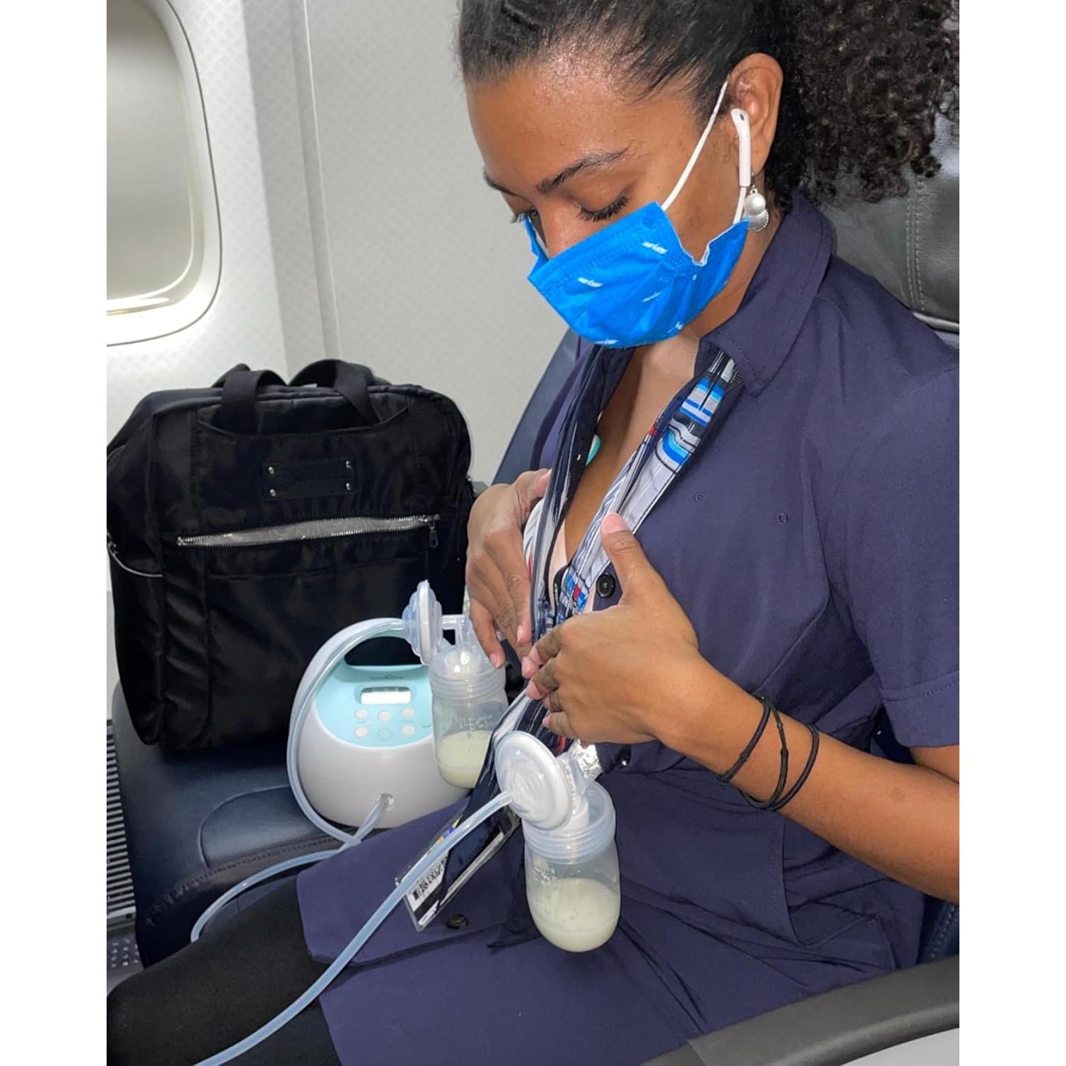 Mochila Tote para Sacaleches Sarah Wells Kelly - Negro, 17L