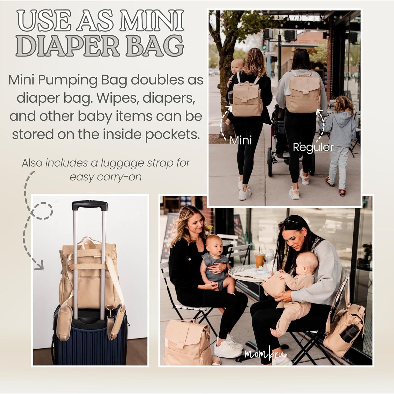 Bolsa de extractor de leche portátil Mombru Mini 30.5x26.7cm