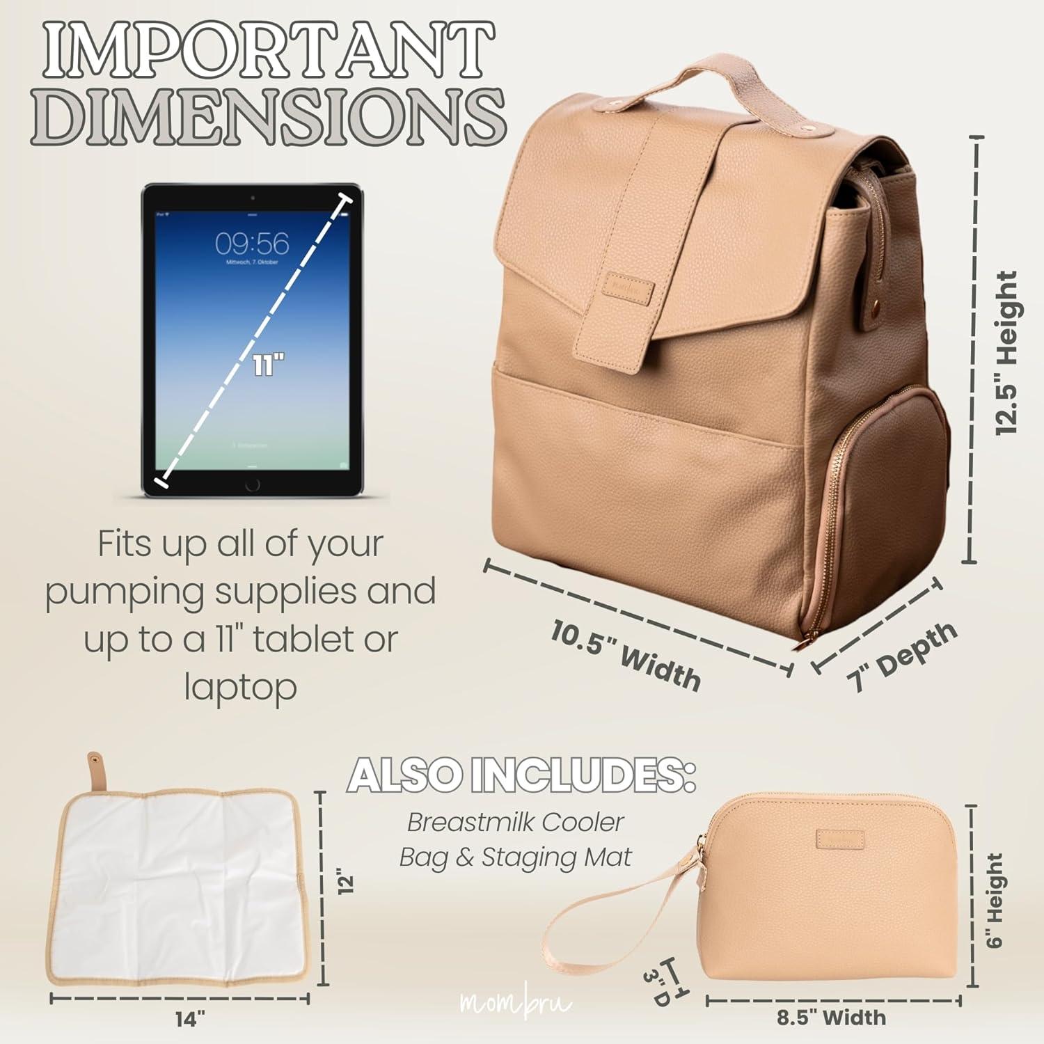 Bolsa de extractor de leche portátil Mombru Mini 30.5x26.7cm