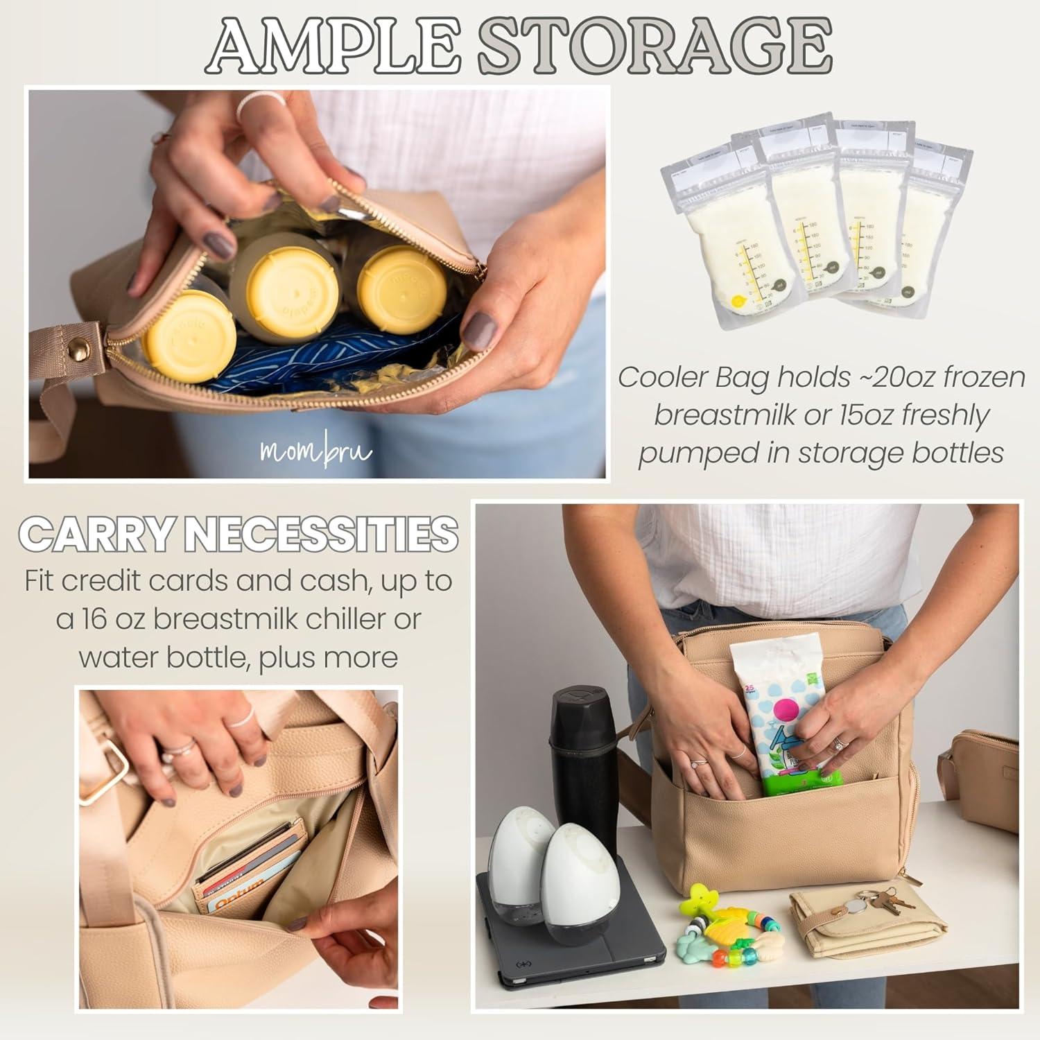 Bolsa de extractor de leche portátil Mombru Mini 30.5x26.7cm