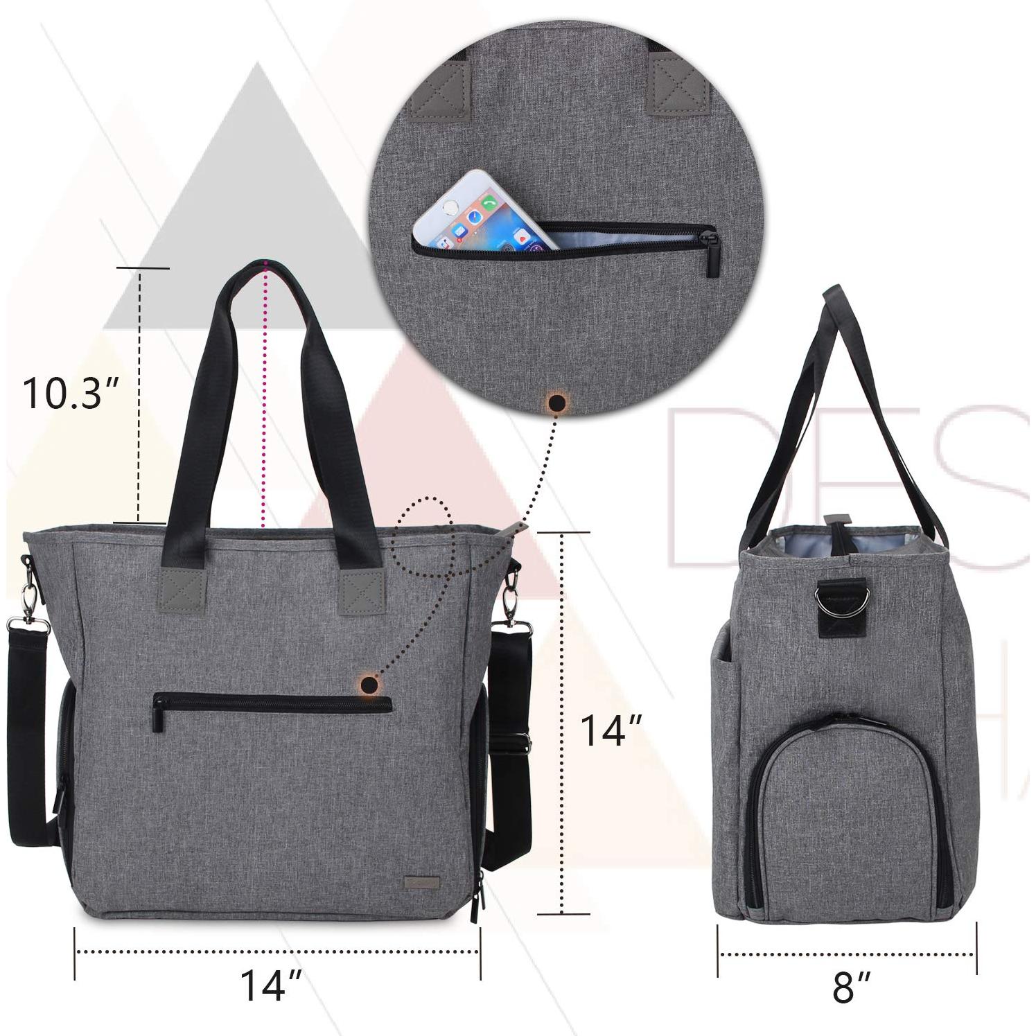 Bolsa de Transporte Teamoy para Extractor de Leche y Laptop 35.56 cm