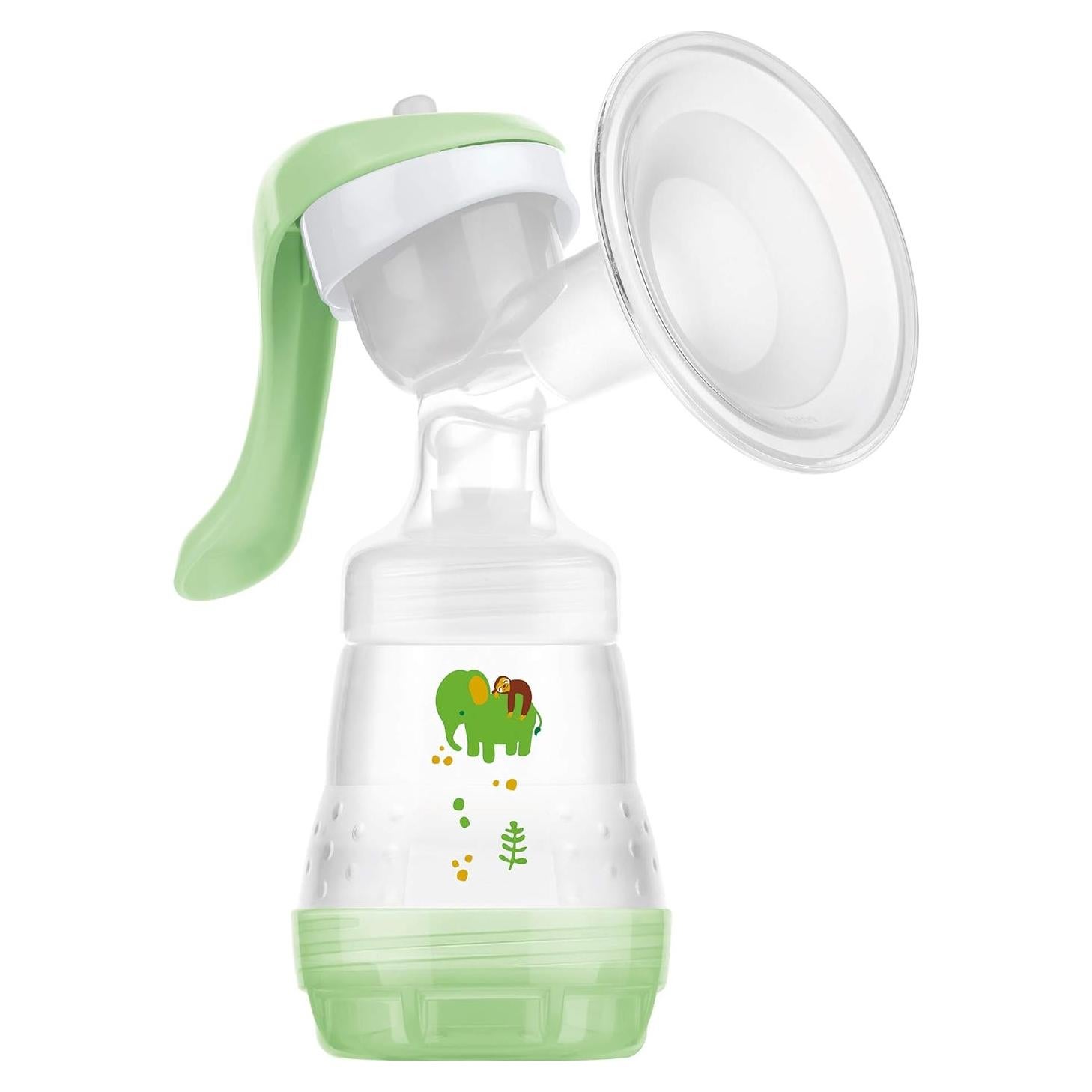 Bomba de Pecho Manual MAM Portátil con Botella Anticólica 150ml