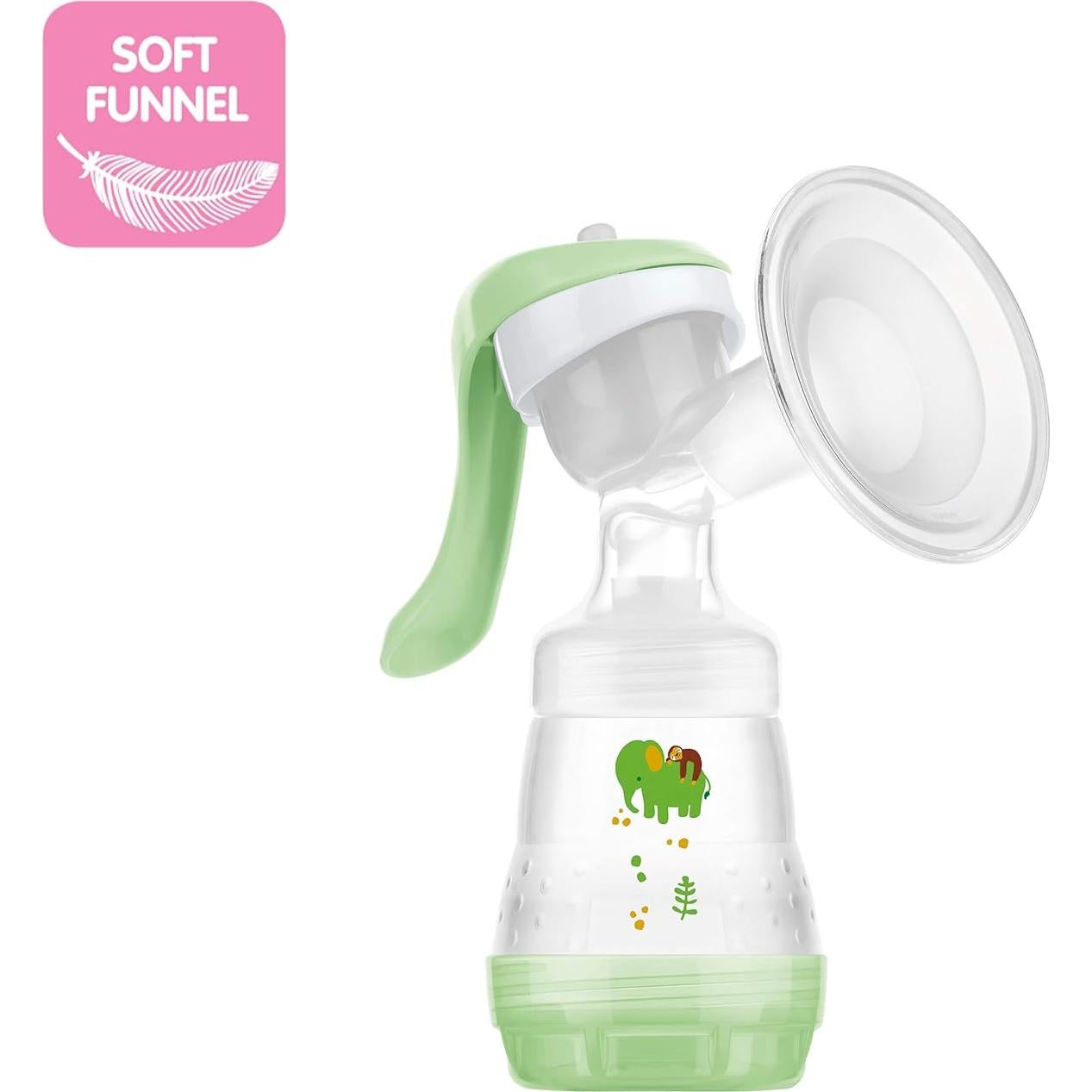 Bomba de Pecho Manual MAM Portátil con Botella Anticólica 150ml