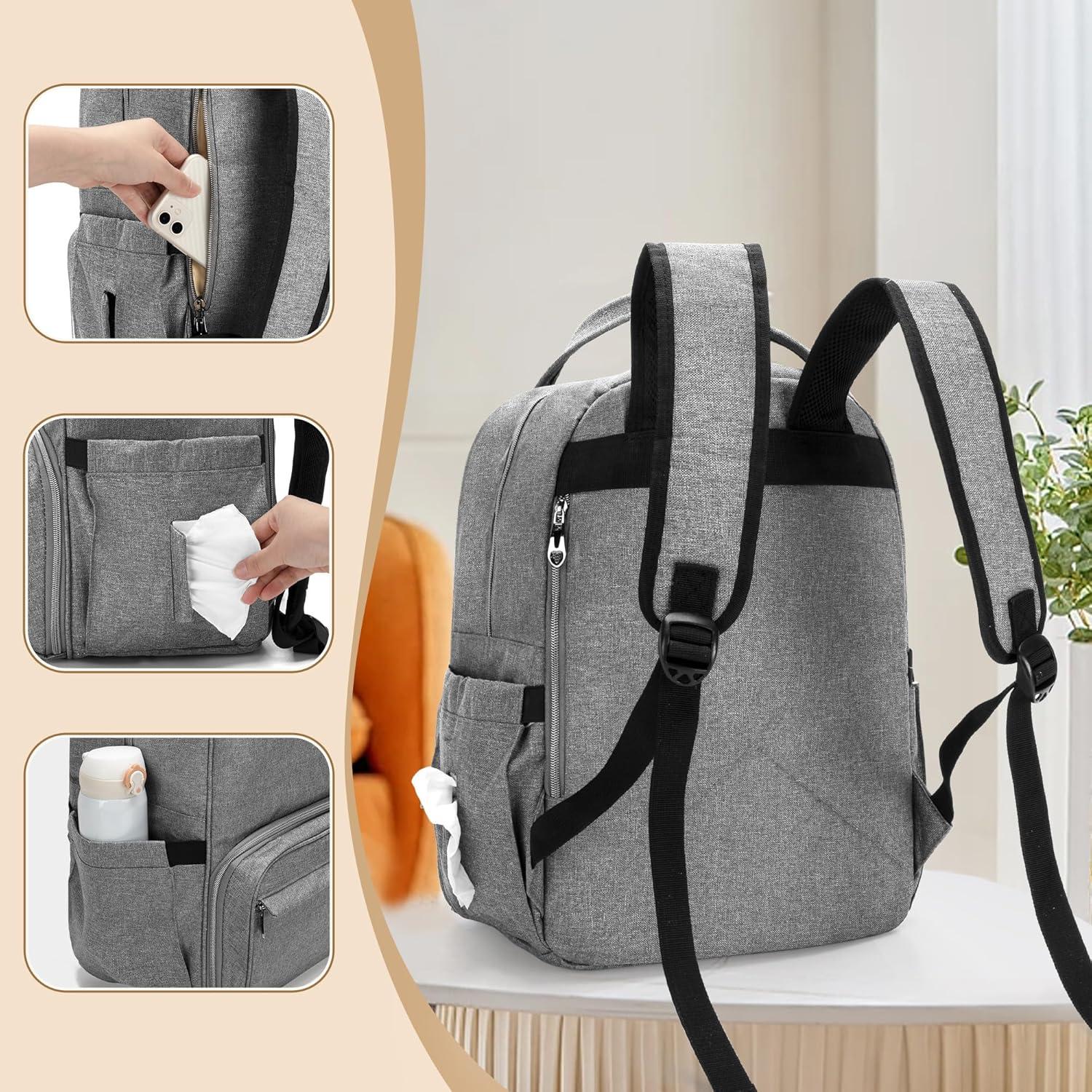 Bolsa para Sacaleches CURMIO Gris - Compatible con Spectra y Medela