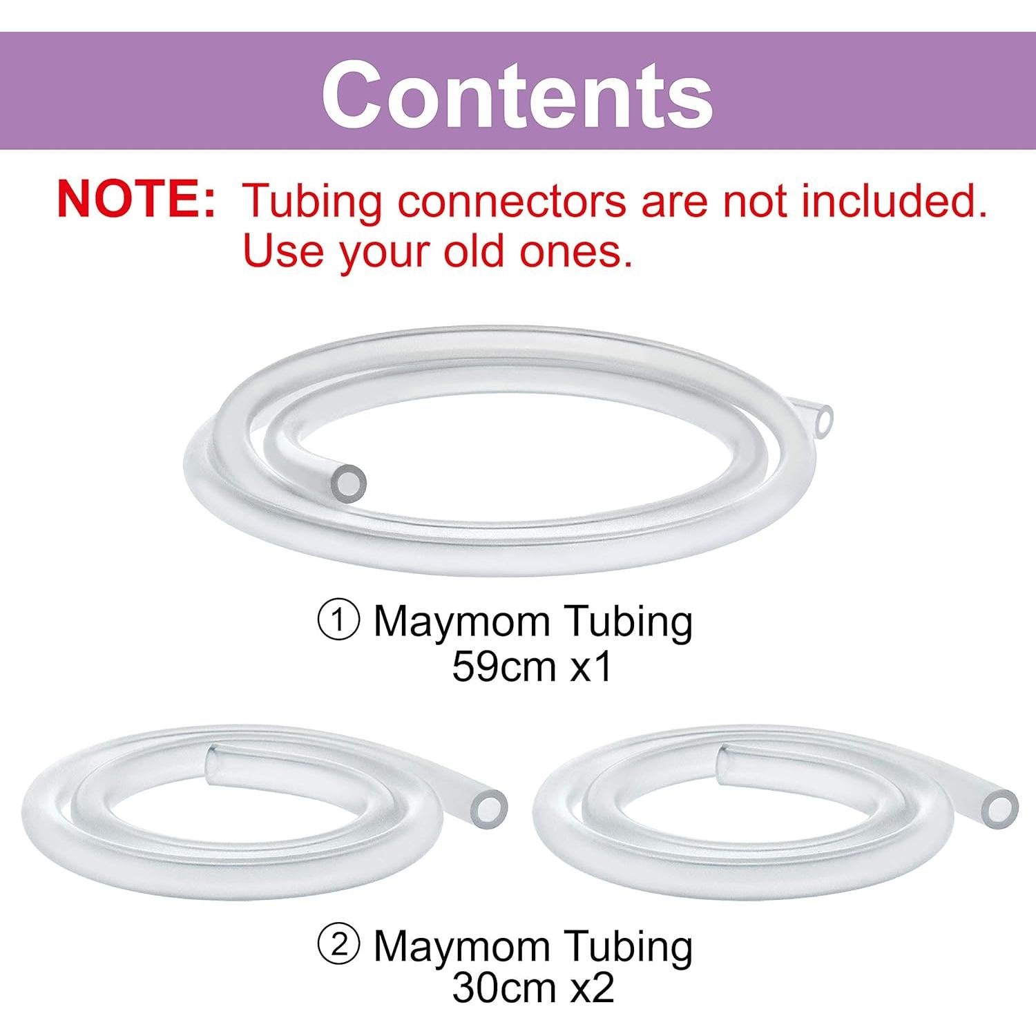 Tubo Maymom Compatible con Extractor de Leche Lansinoh 1 Unidad