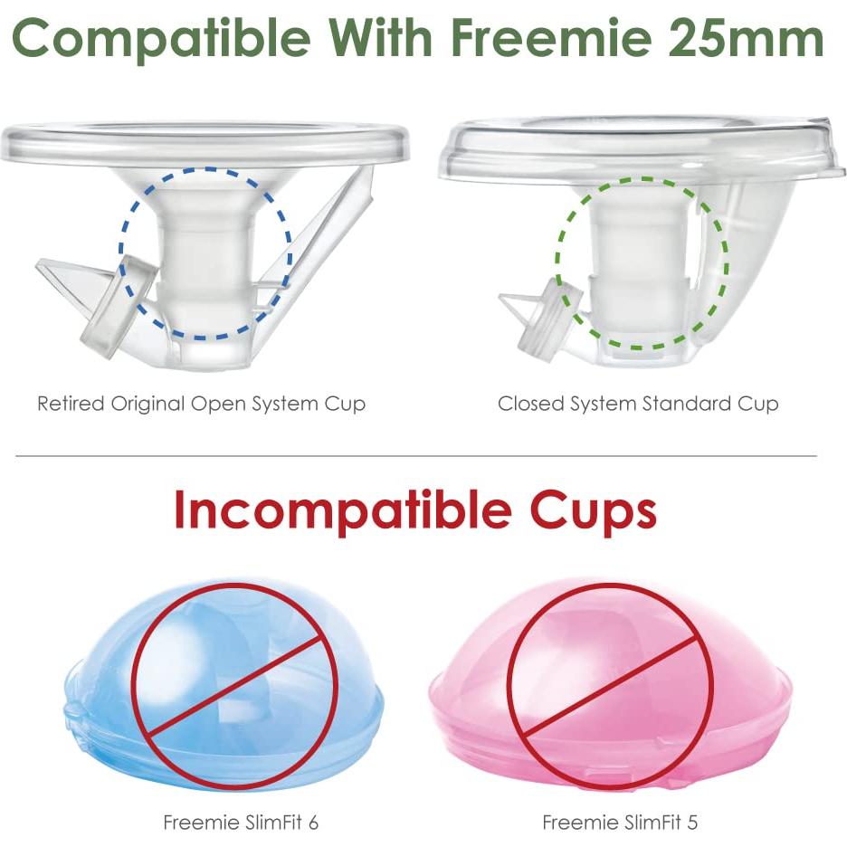 Insertos de brida Maymom para Freemie 21 mm - 2 piezas