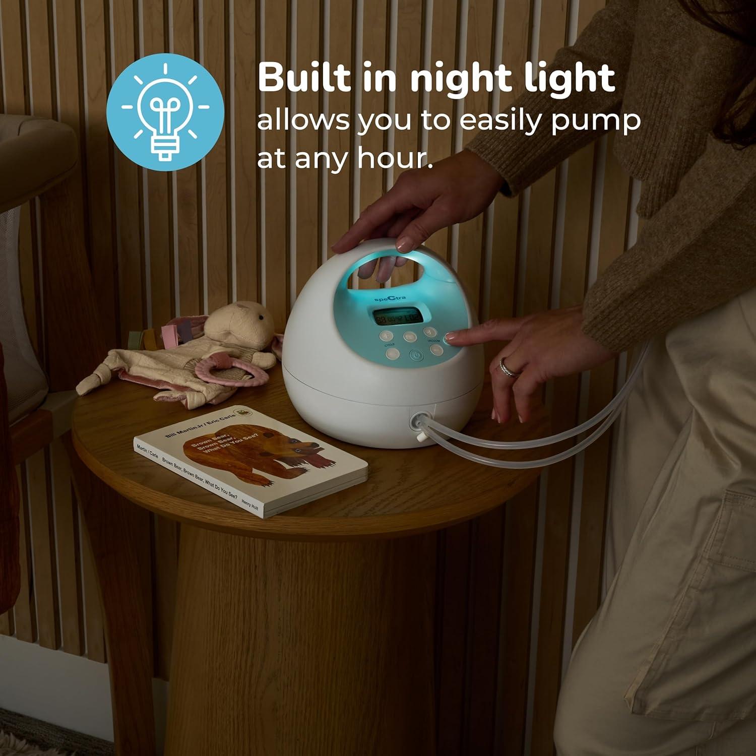 Bomba Eléctrica de Leche Materna Spectra S1 Plus con Accesorios