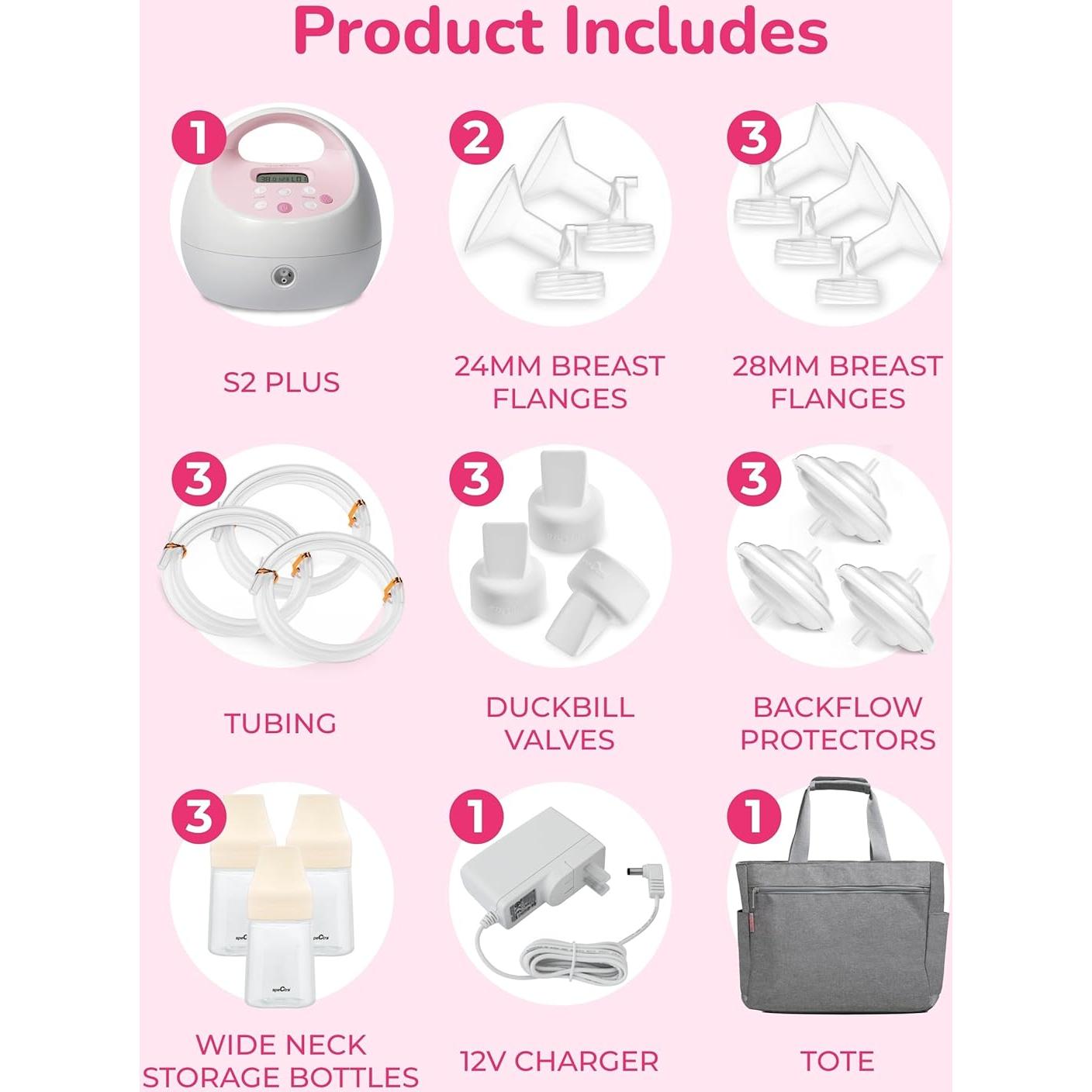 Bomba de Pecho Eléctrica Espectra S2 Plus con Accesorios Premium