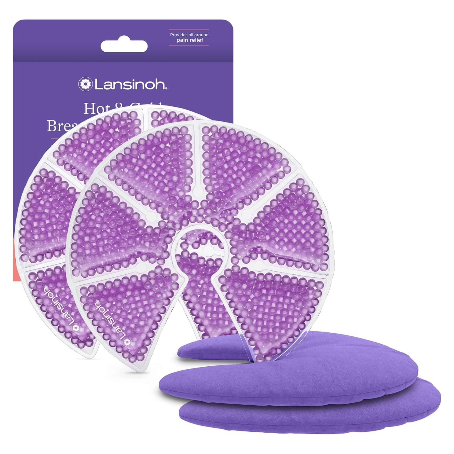 Packs de Terapia para Senos Lansinoh 2 Unidades Calientes y Frías