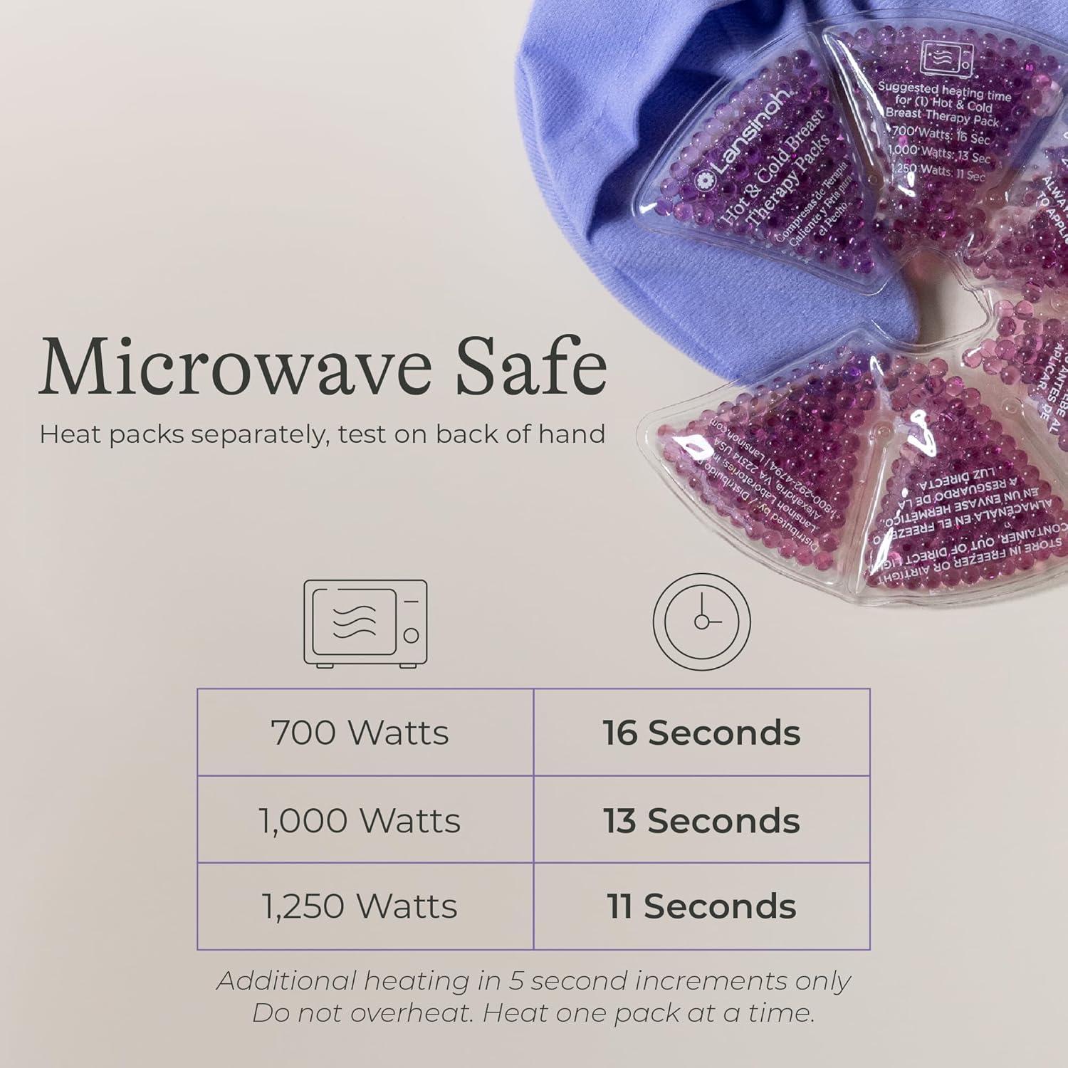 Packs de Terapia para Senos Lansinoh 2 Unidades Calientes y Frías