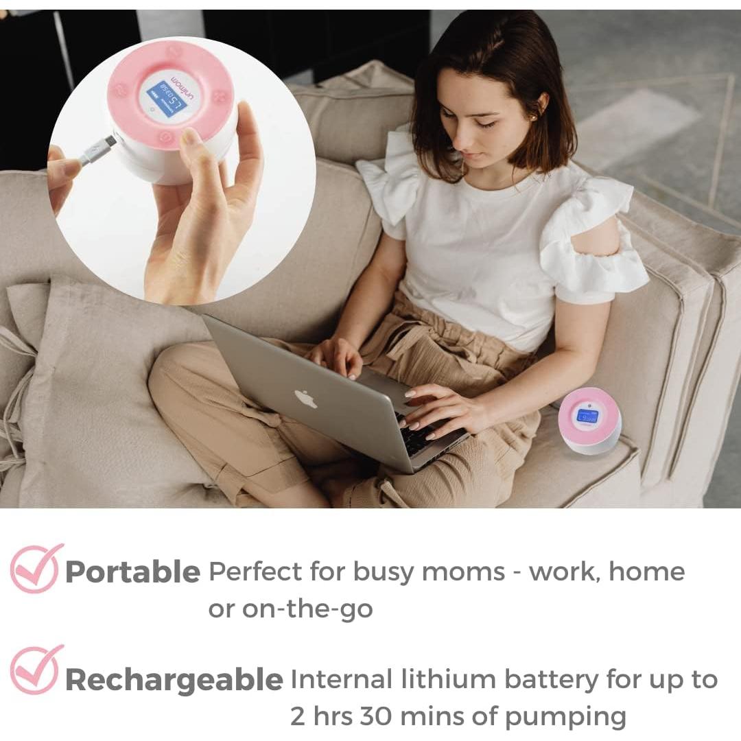 Bomba de Pecho Eléctrica Doble Unimom Minuet LCD - Higiénica