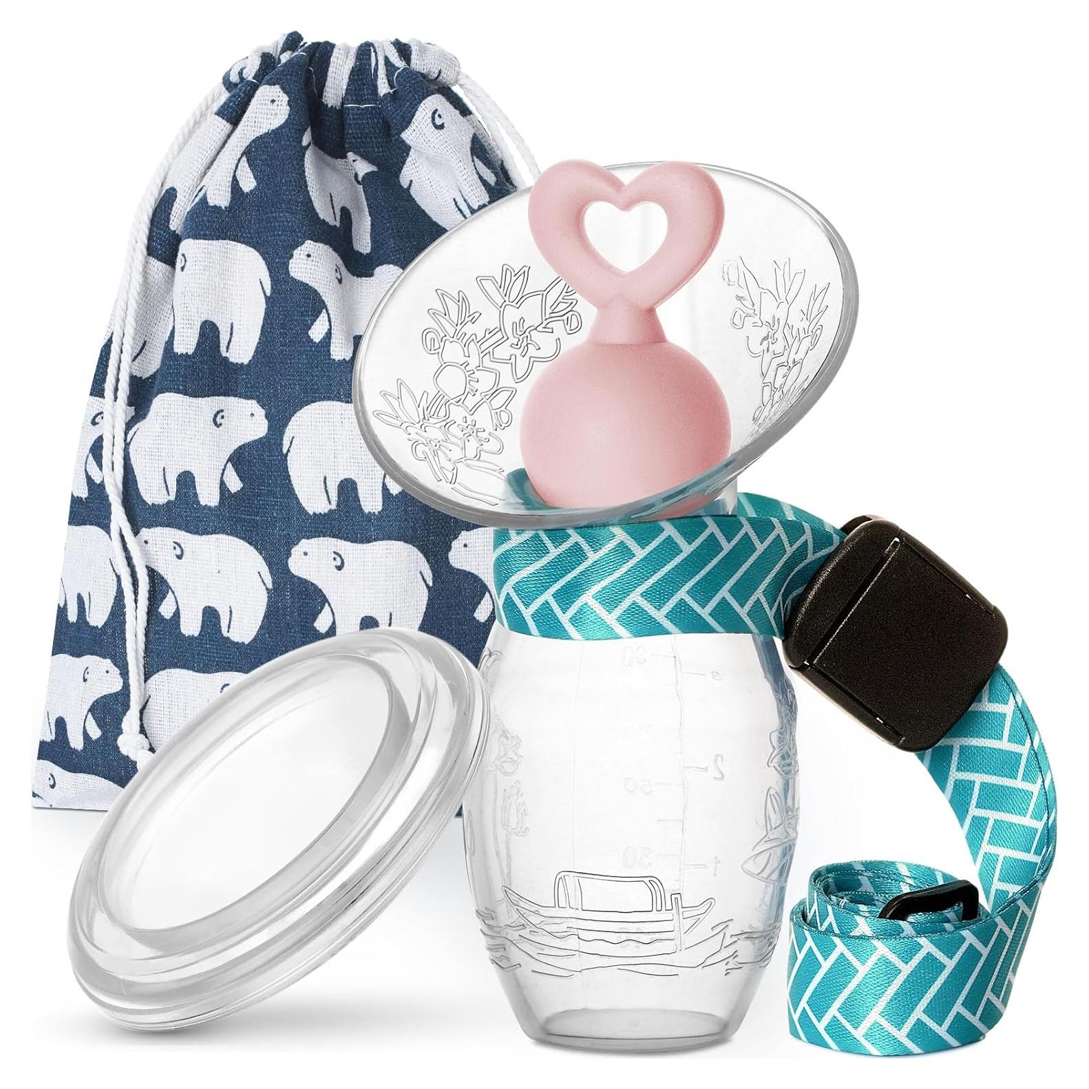 Bomba Manual Bumblebee para Pecho Silicona 90ml Sin BPA