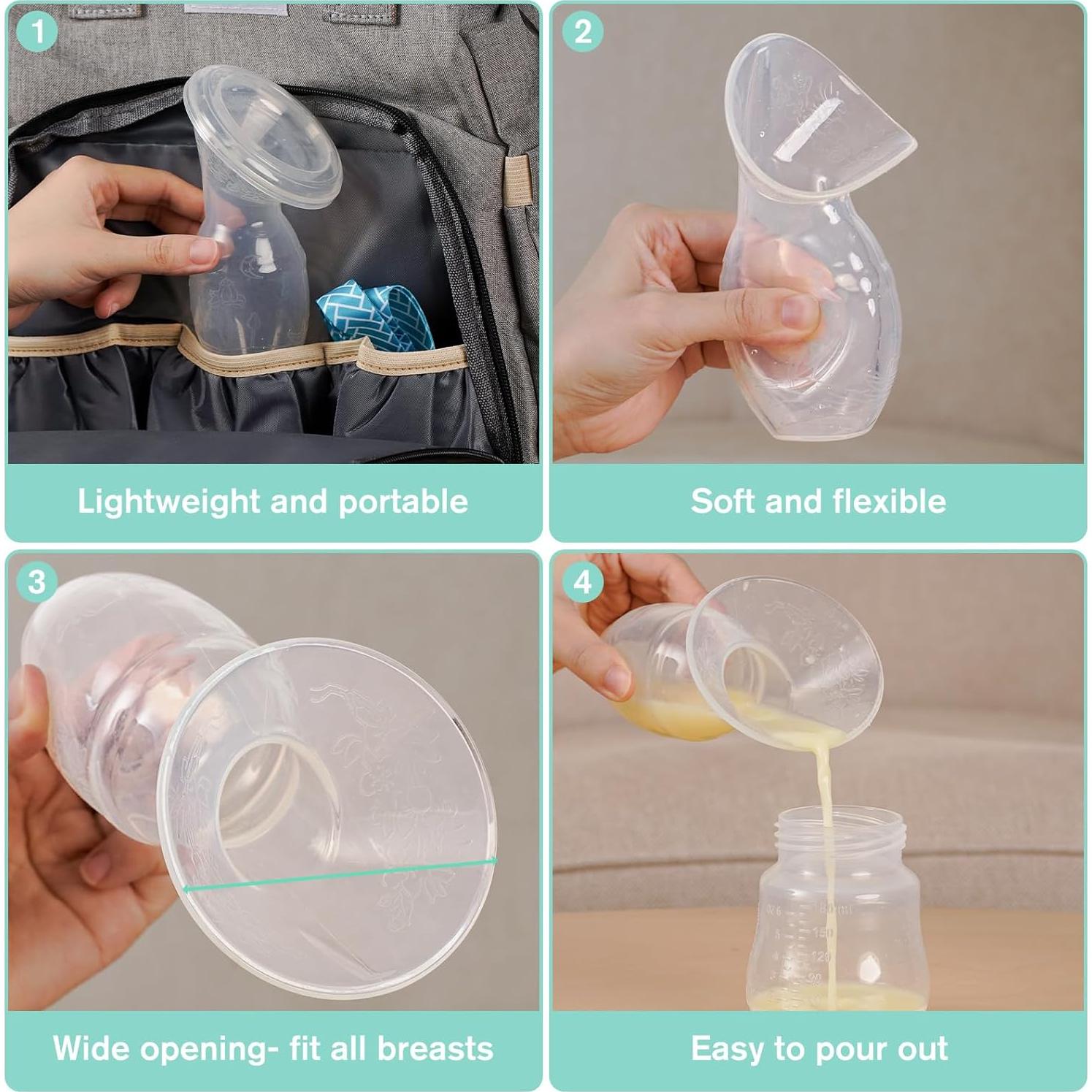 Bomba Manual Bumblebee para Pecho Silicona 90ml Sin BPA