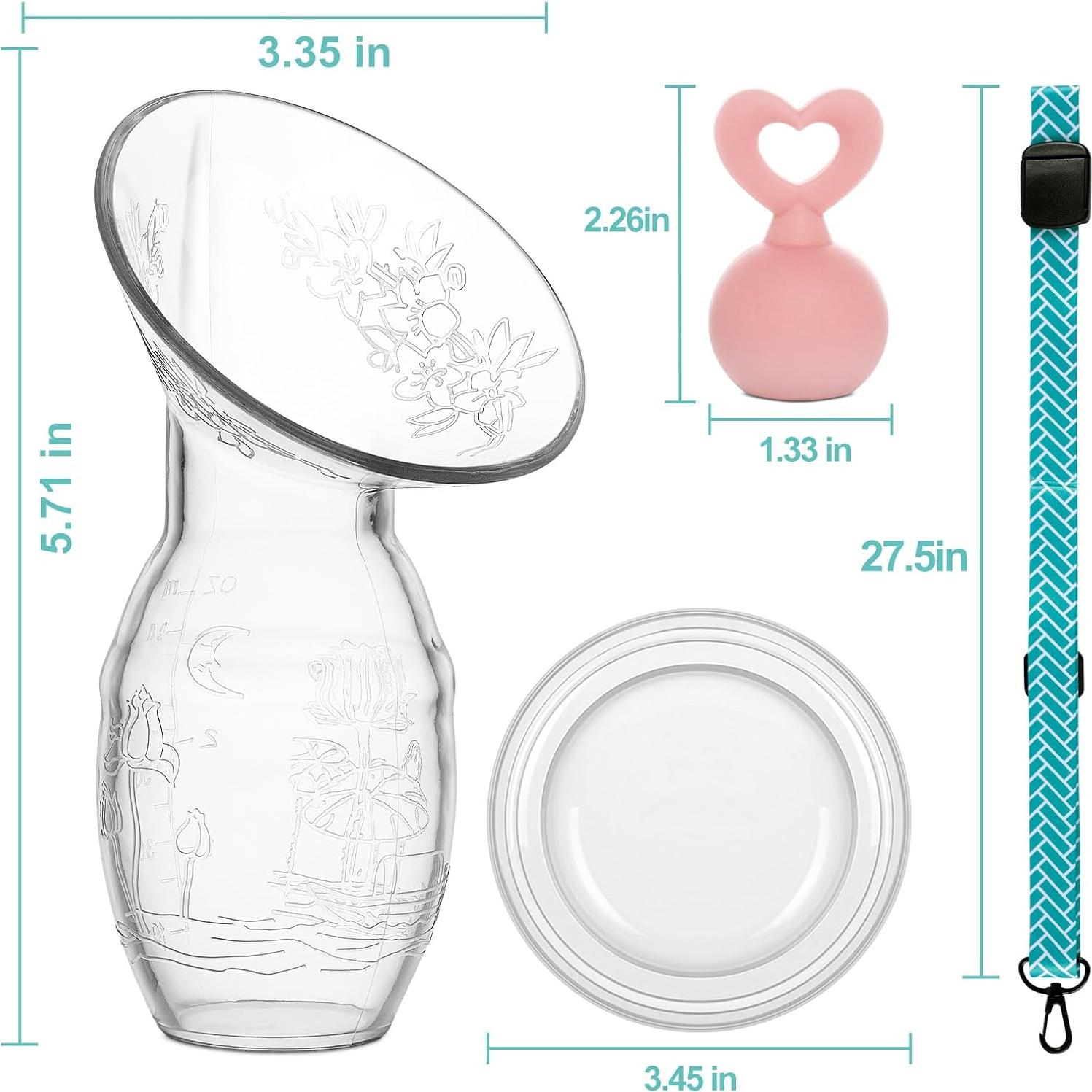 Bomba Manual Bumblebee para Pecho Silicona 90ml Sin BPA