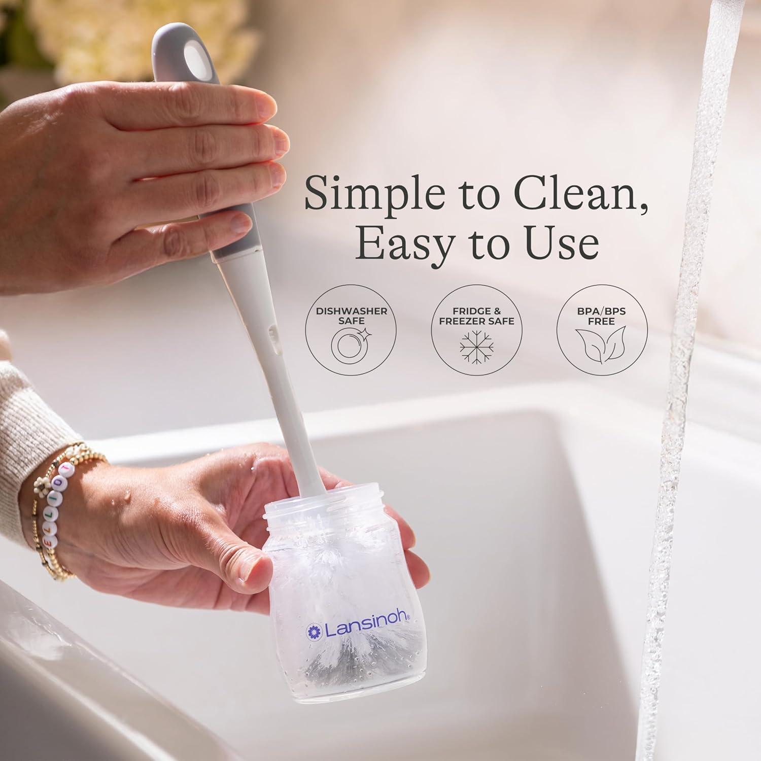 Botellas Anti-Cólicos Lansinoh 148ml Paquete de 3 con Tetinas