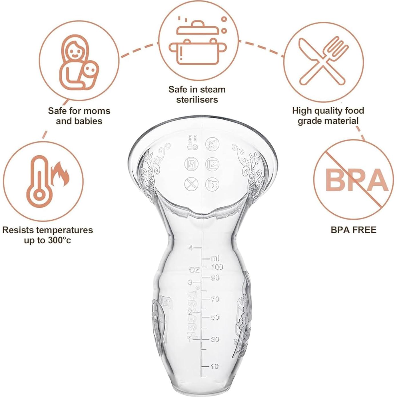 Bomba de Pecho Manual Haakaa 100% Silicona 118 ml