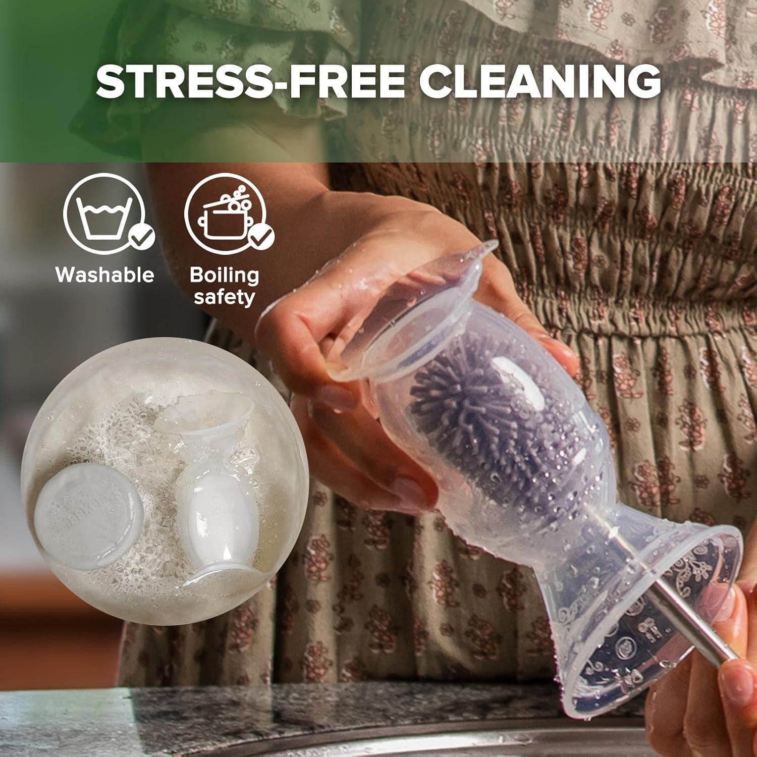 Bomba de Pecho Manual Haakaa Gen.2 150ml con Tapa de Silicona