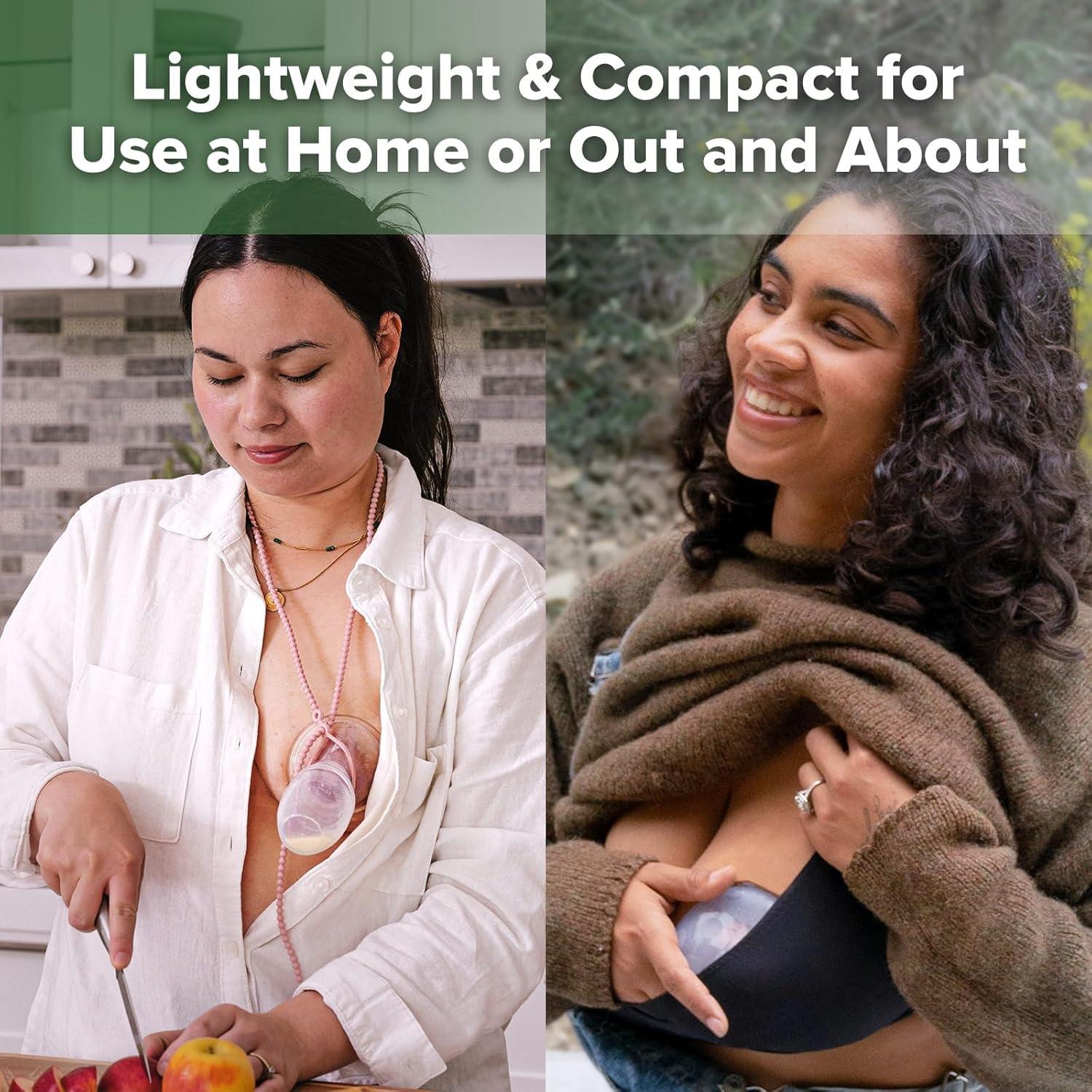 Bomba Manual de Lactancia Haakaa 100ml y Colector Ladybug 75ml