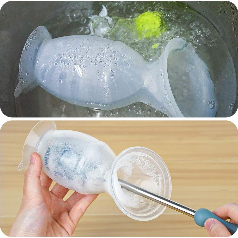 Bomba de Pecho Manual Haakaa 150ml Silicona Grado Alimenticio