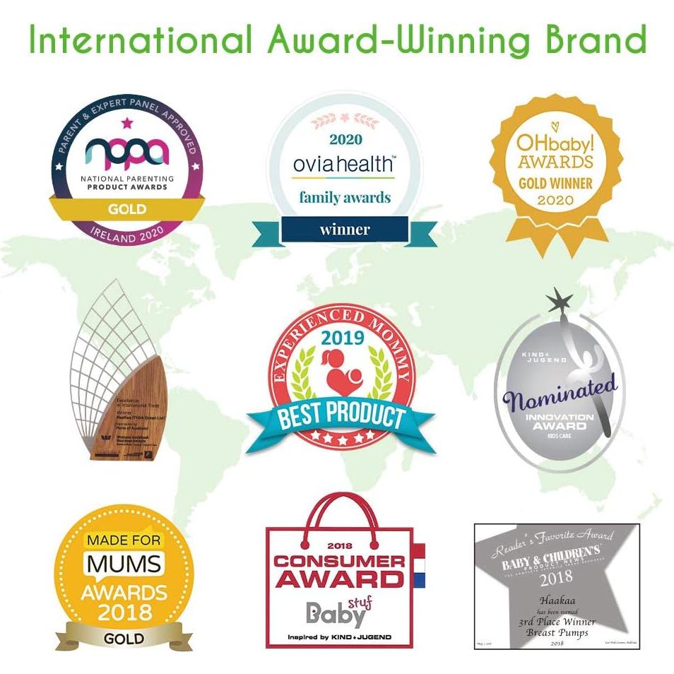 Bomba de Pecho Manual Haakaa 150ml Silicona Grado Alimenticio