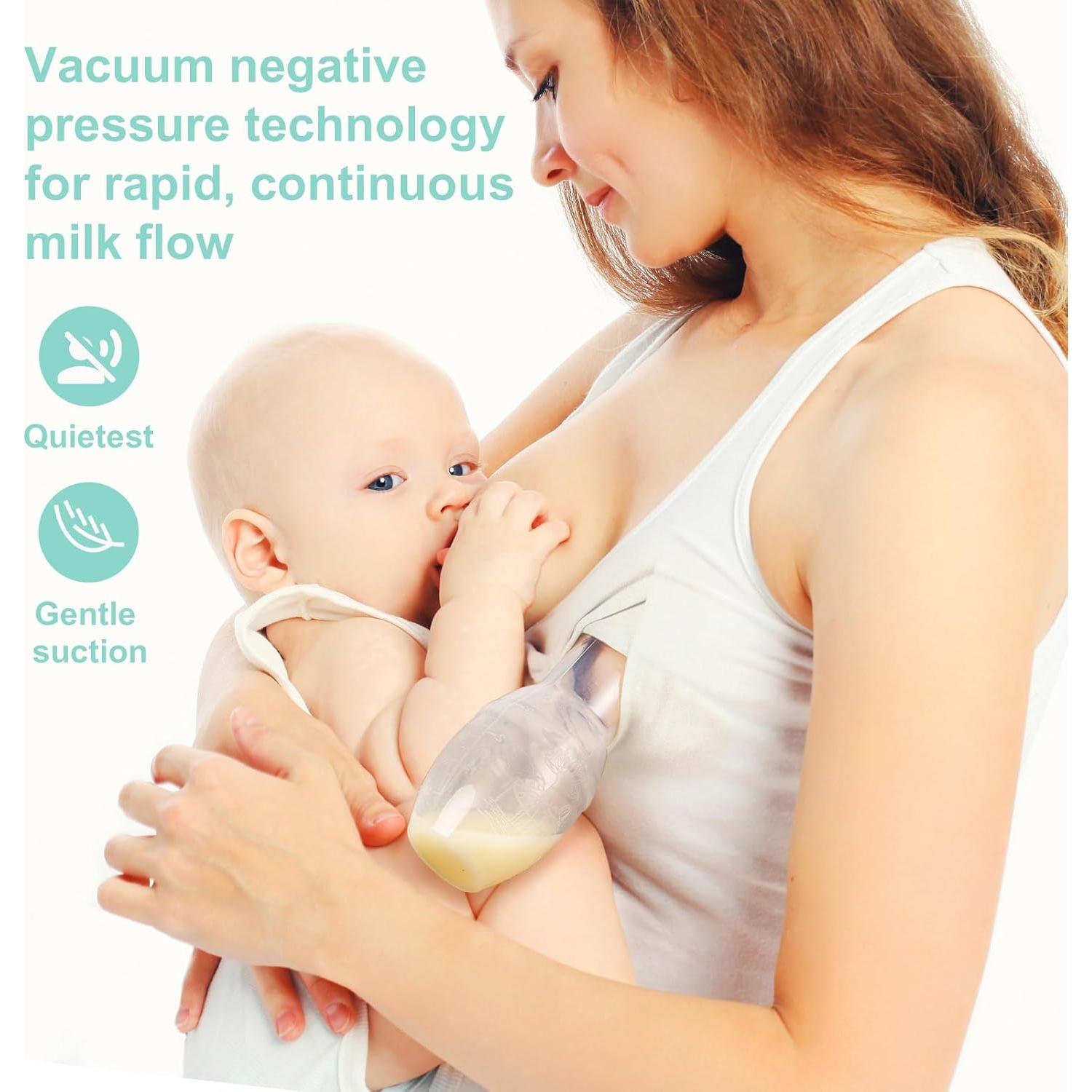 Bomba de Pecho Manual BumbleBee 90ml Silicona Libre BPA