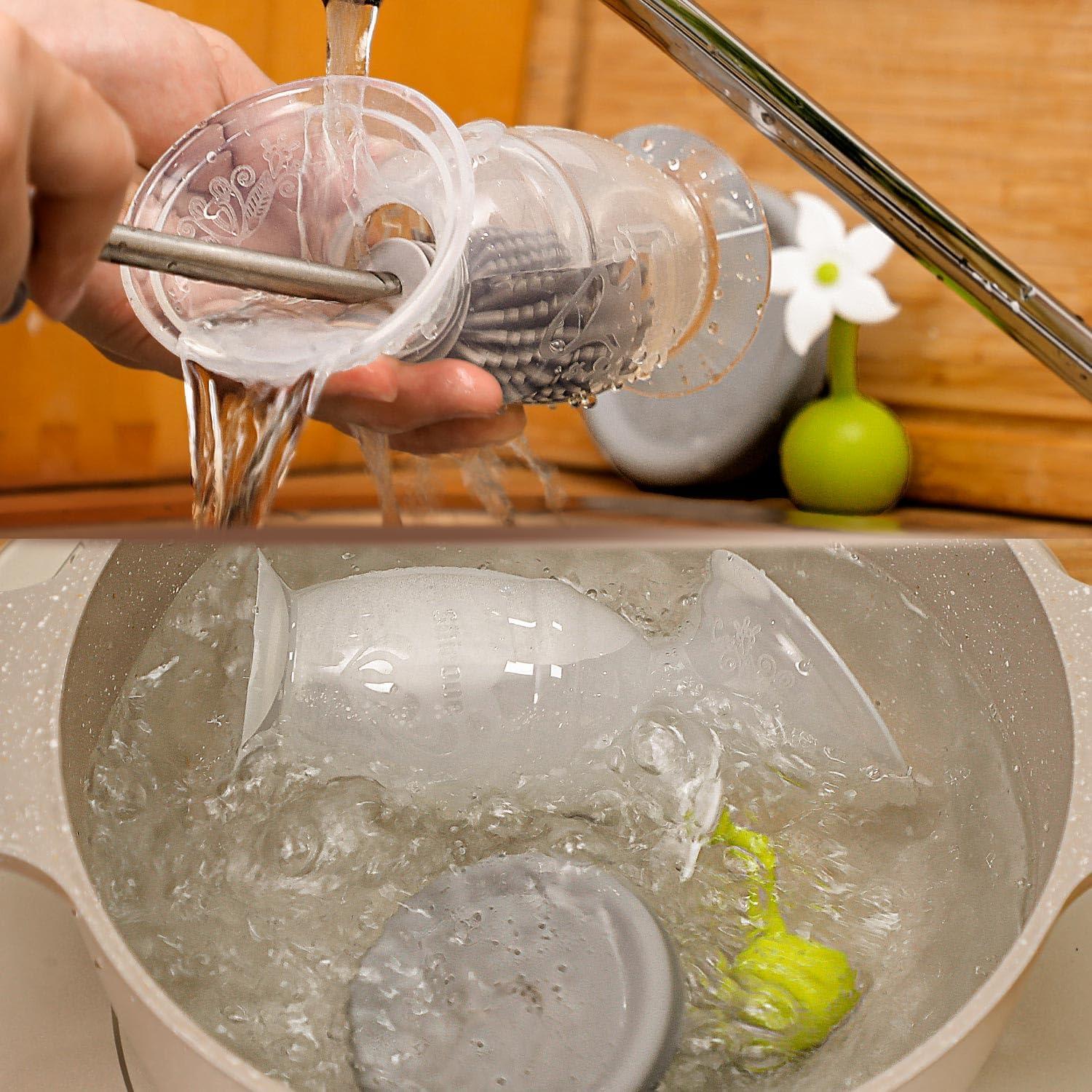 Paquete de Inicio para Nuevas Mamás Haakaa - Extractor de Leche Manual 150ml y Almohadillas Desechables