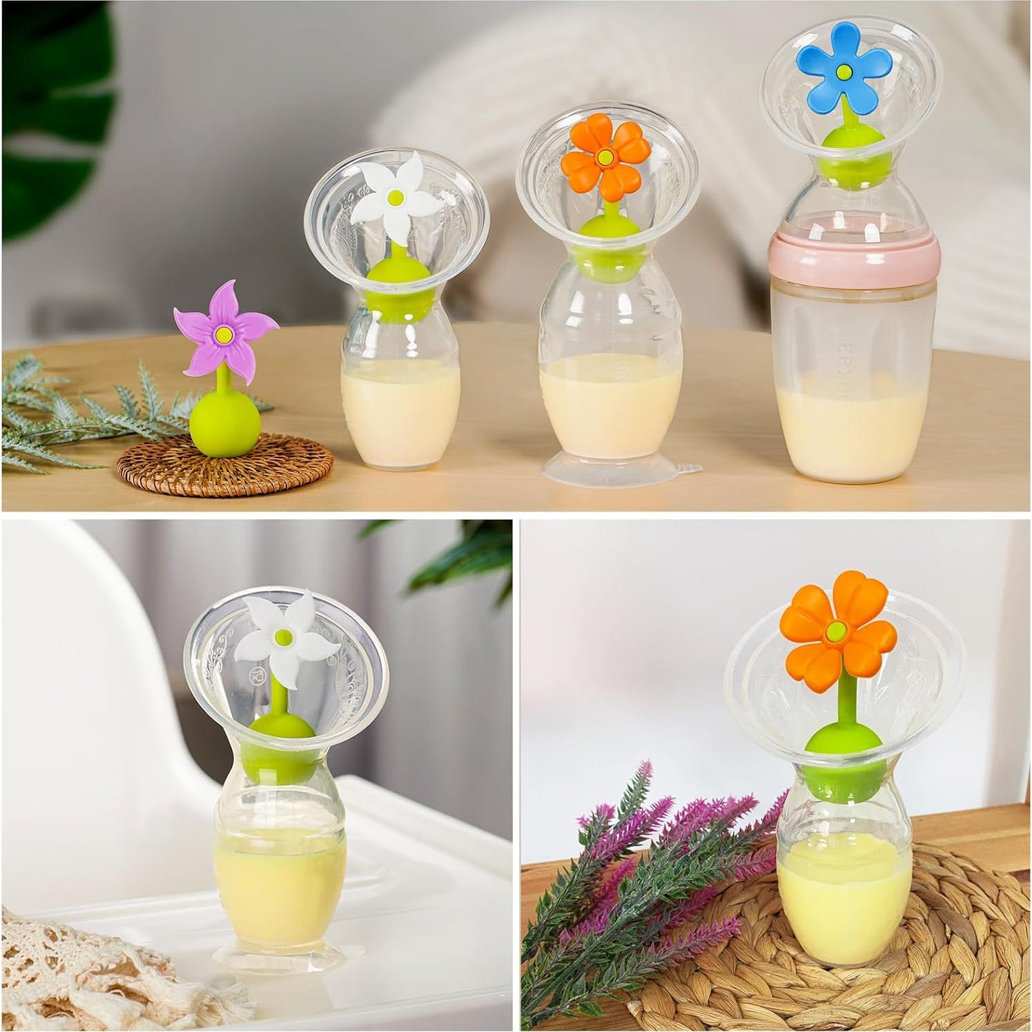 Tapón de Silicona en Forma de Flor Haakaa - Blanco