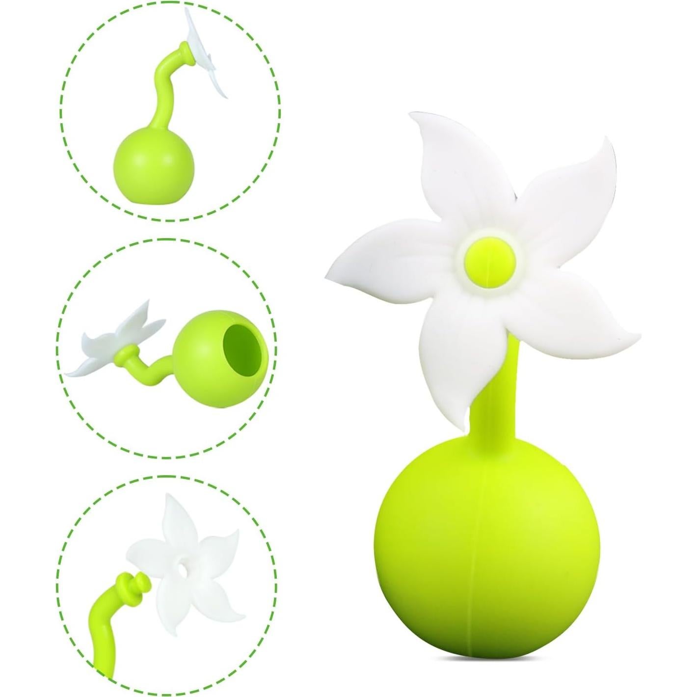 Tapón de Silicona en Forma de Flor Haakaa - Blanco