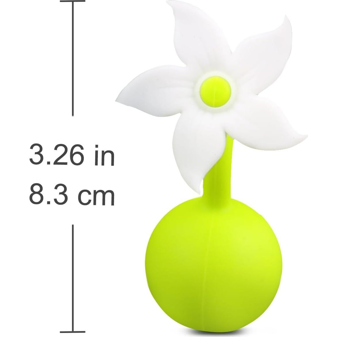 Tapón de Silicona en Forma de Flor Haakaa - Blanco