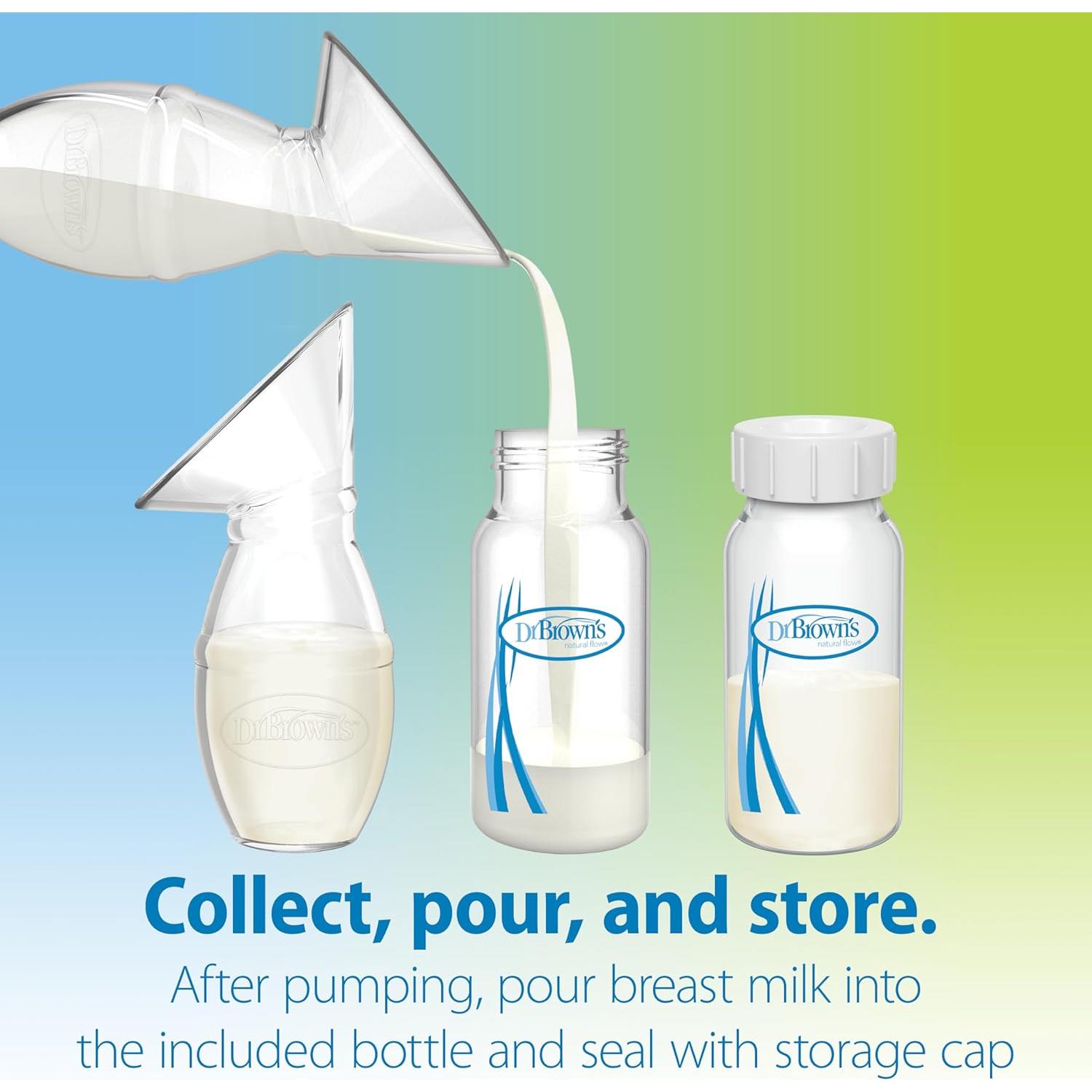 Extractor de Leche Materna Dr. Brown's Silicona 100% Manos Libres