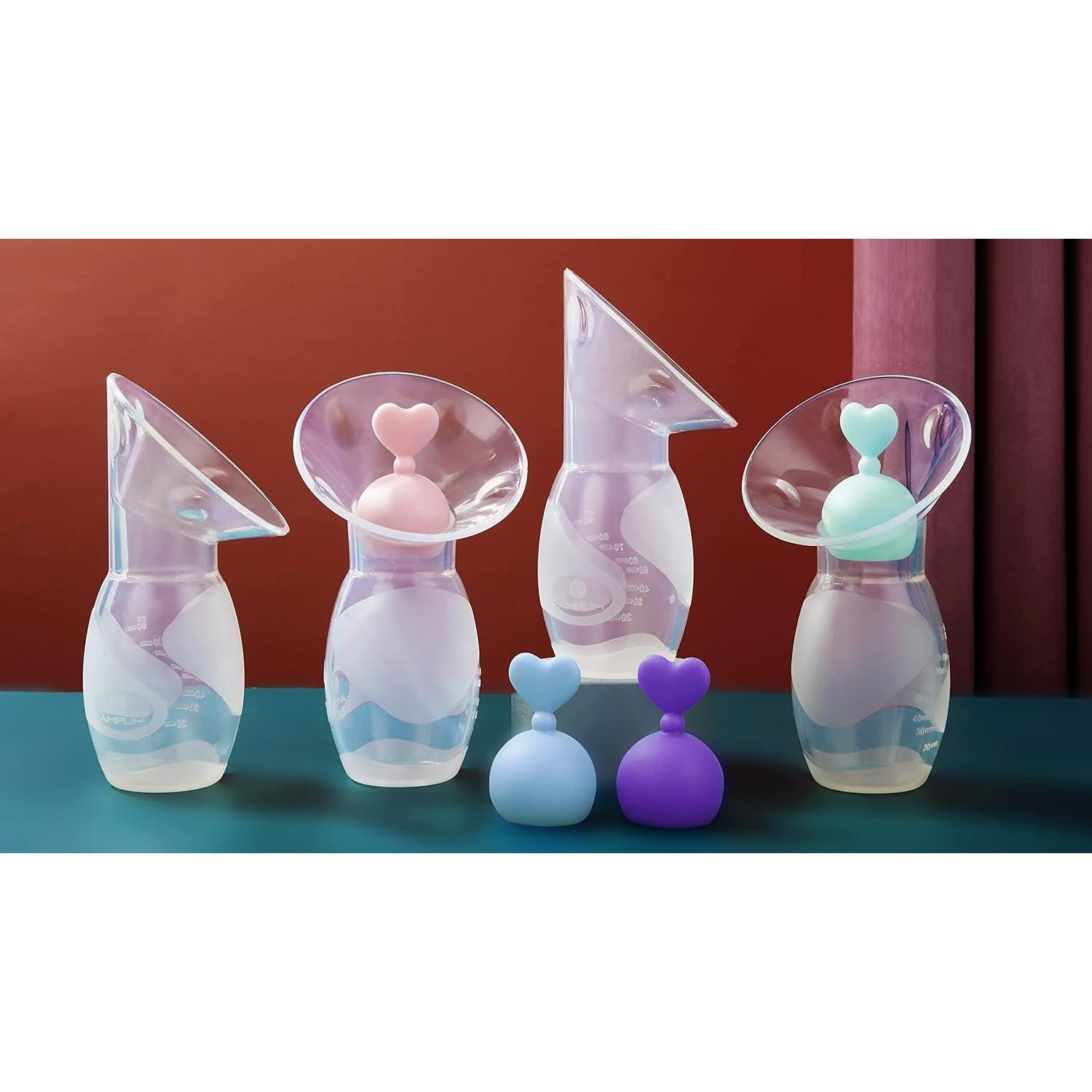 Bomba de Pecho Manual Amplim Gen 2 100ml Silicona BPA Free 2-Pack