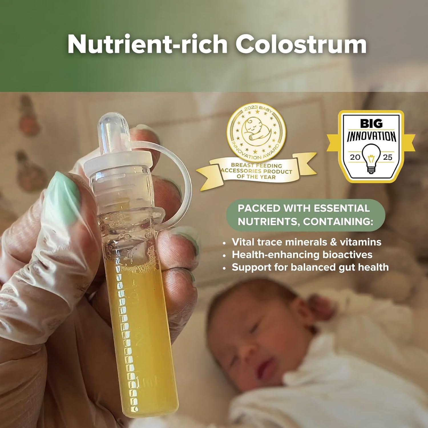 Set Recolector de Calostro Haakaa 6 Piezas Silicona BPA Free