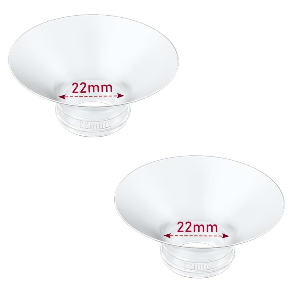 Insertos de Brida 2PCS 22mm IVARONAL para Extractores de Leche