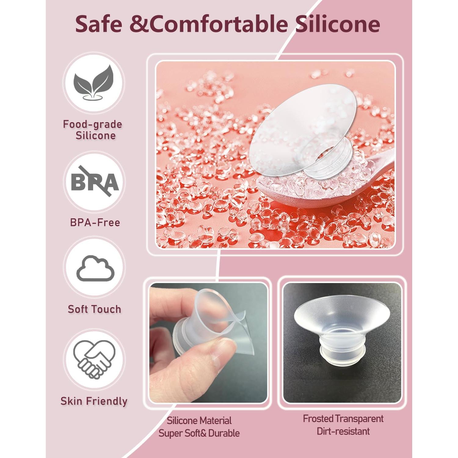 Insertos de Brida 2PCS 22mm IVARONAL para Extractores de Leche